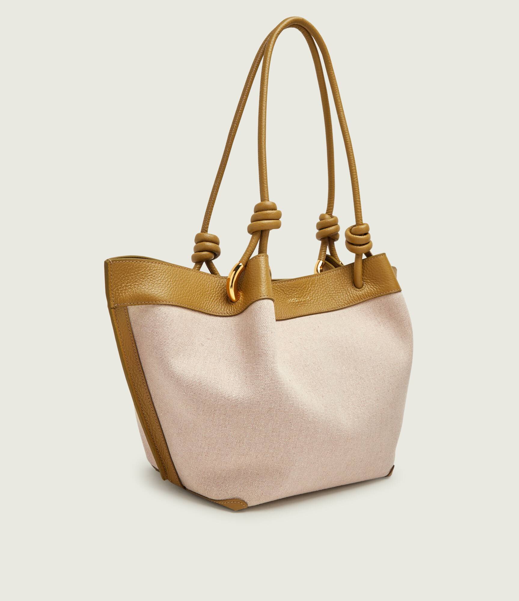 COCCINELLE De in geantă shopper FINN cu adaos de piele