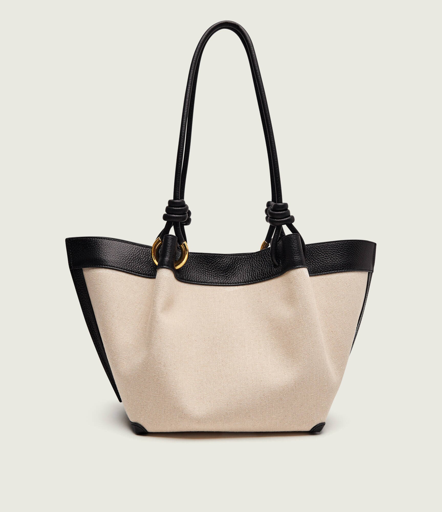 COCCINELLE De in geantă shopper Finn cu adaos de piele