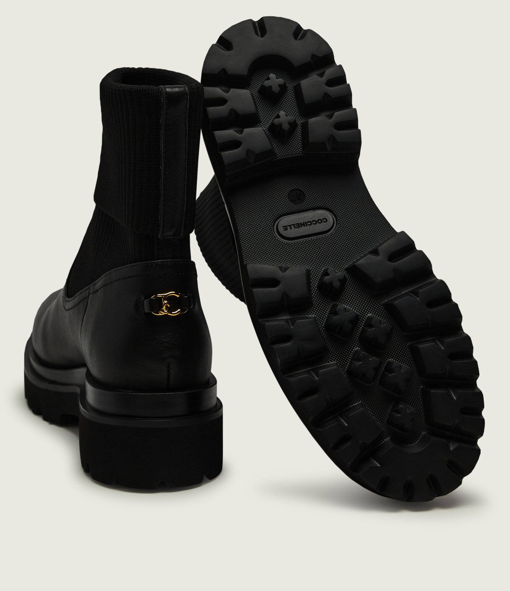 COCCINELLE De piele botine Fanny