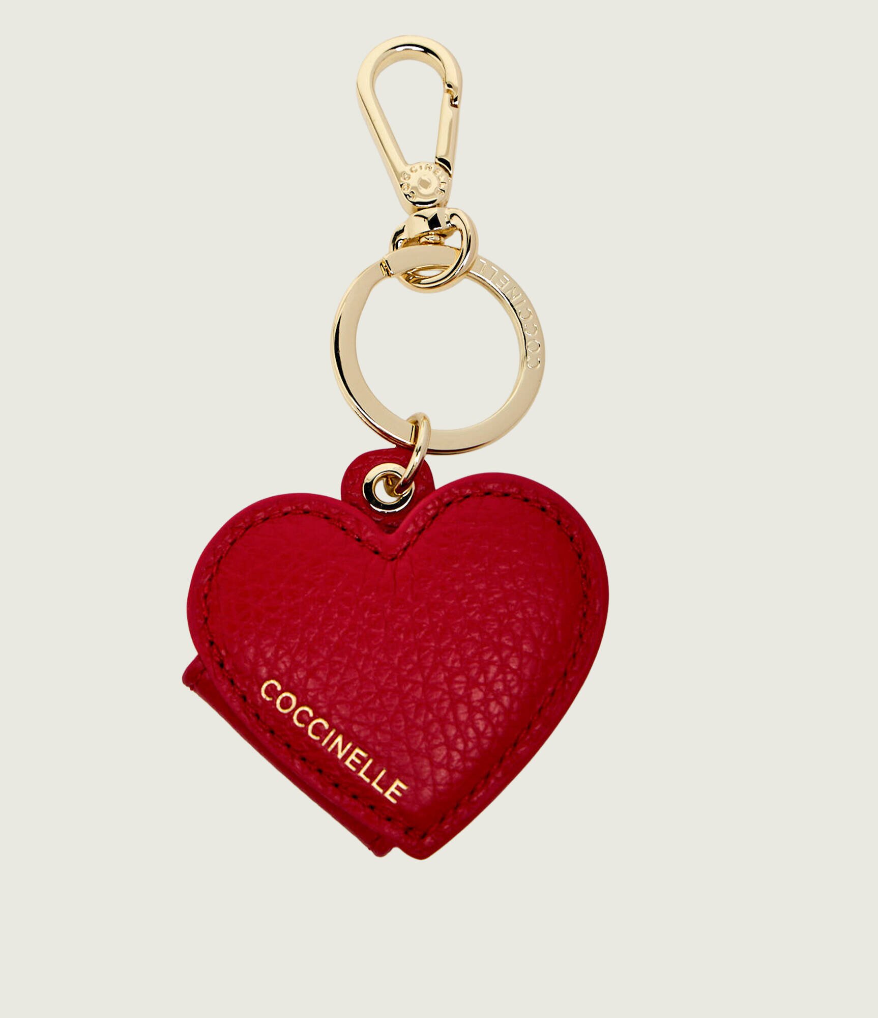 COCCINELLE De piele breloc HEARTY