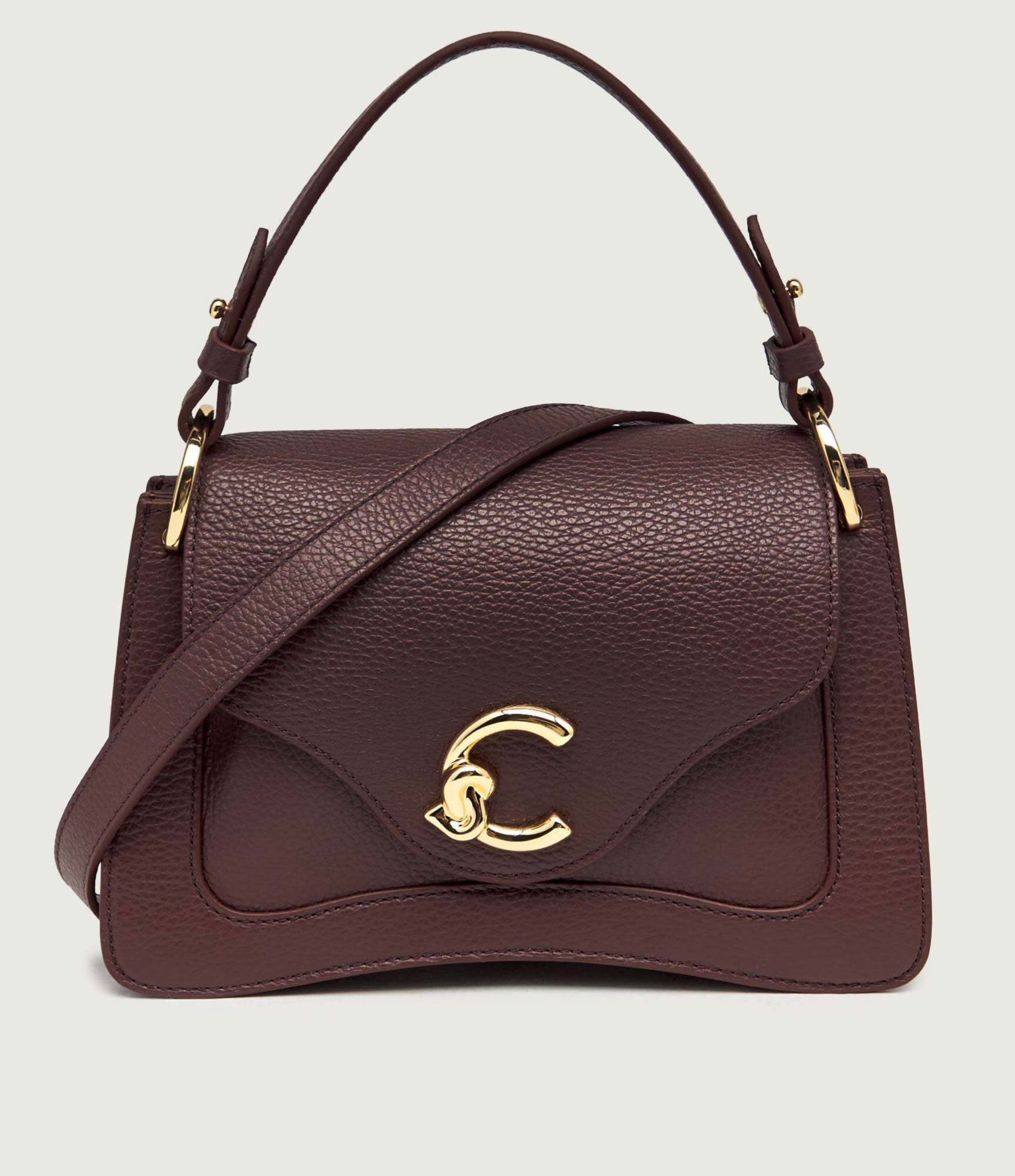 COCCINELLE De piele cufăr C-Me