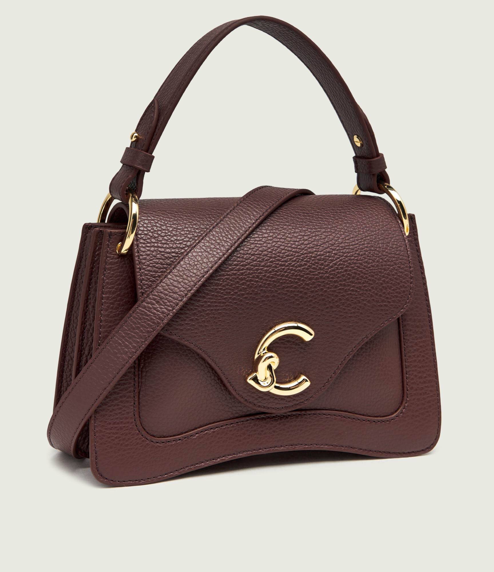COCCINELLE De piele cufăr C-Me