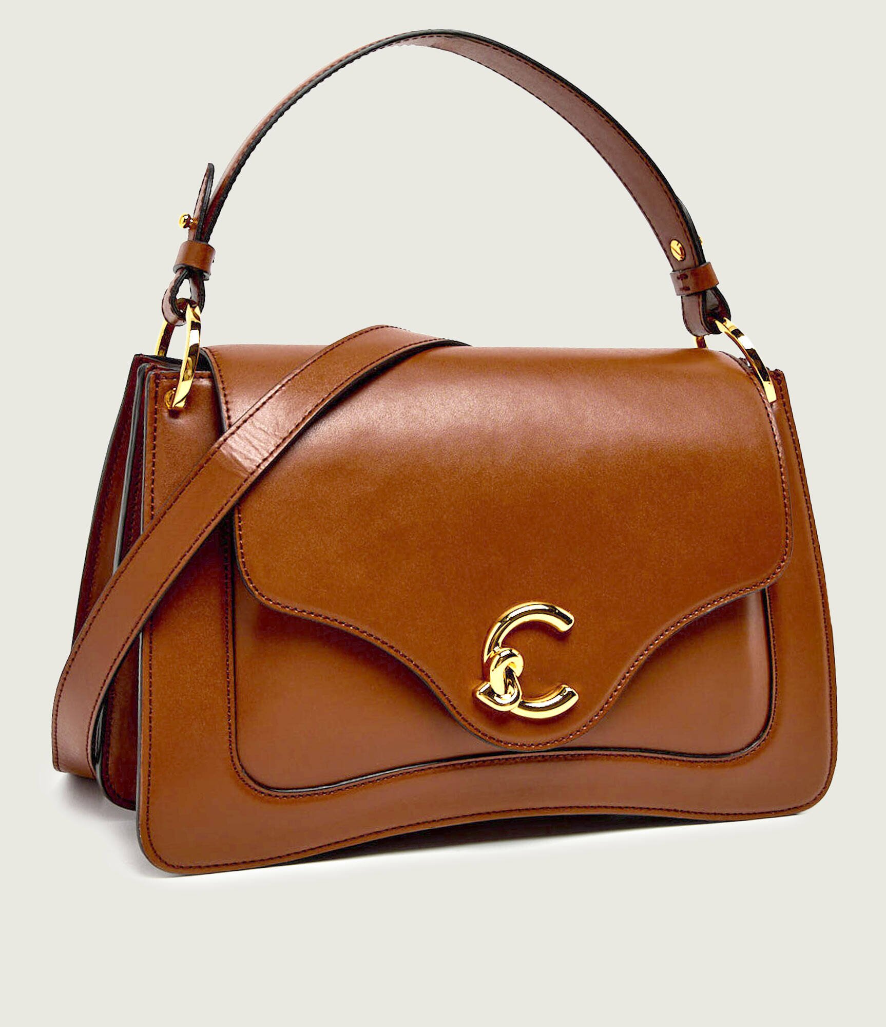 COCCINELLE De piele cufăr C-Me
