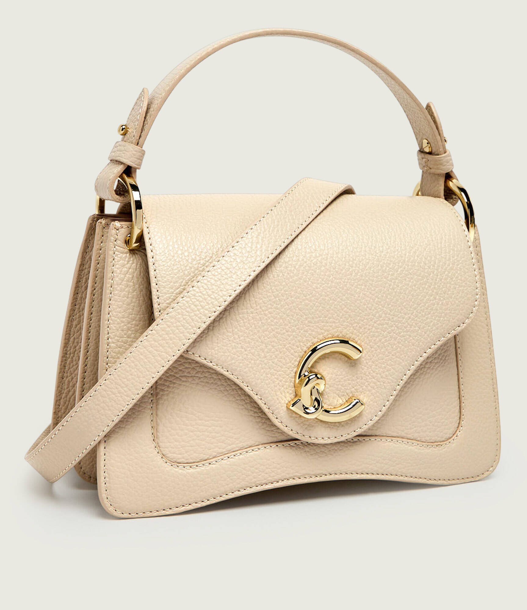 COCCINELLE De piele cufăr C-Me