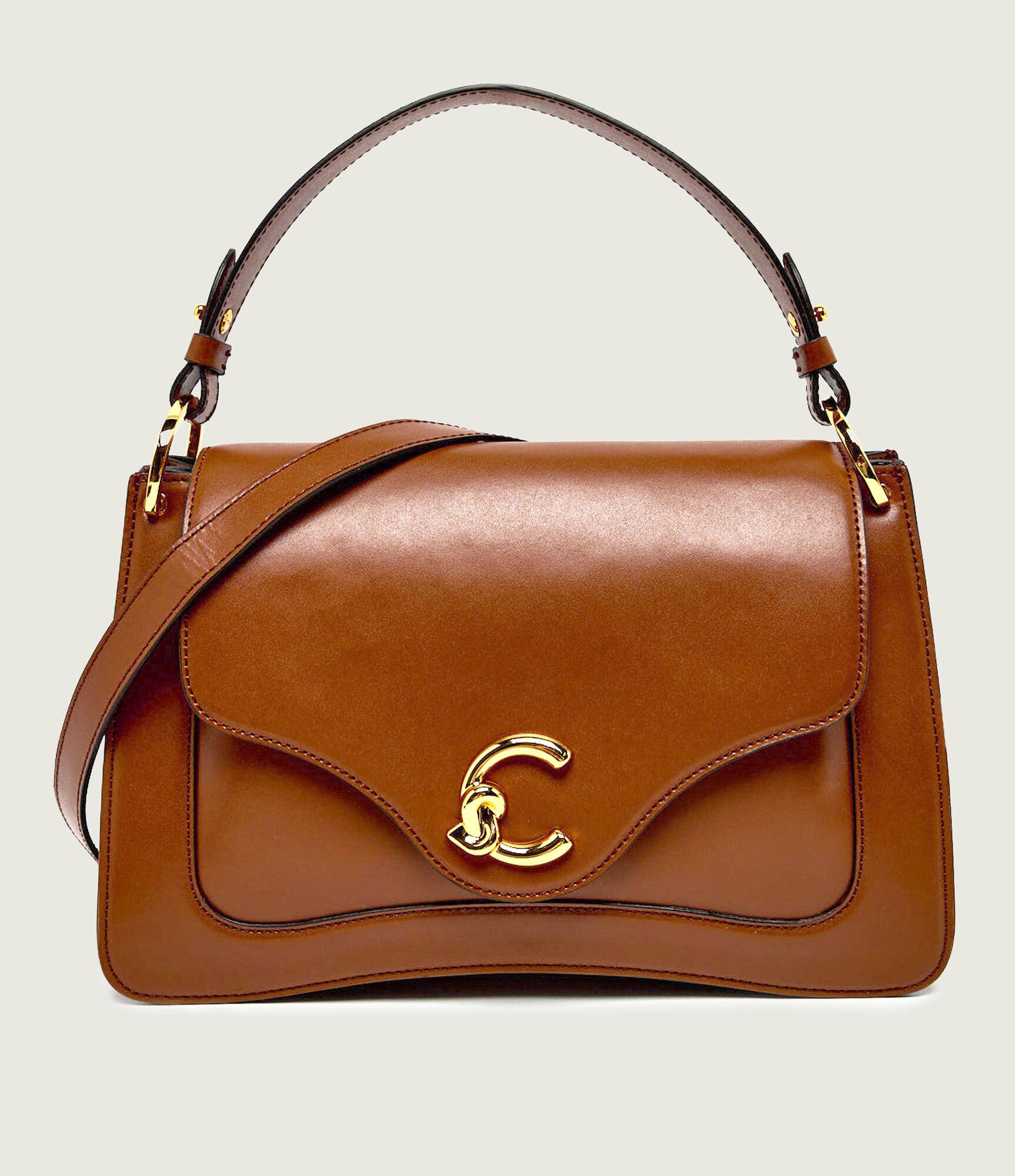 COCCINELLE De piele cufăr C-Me