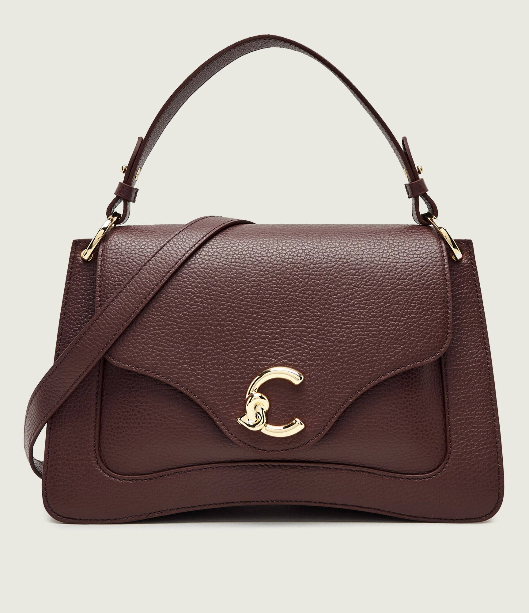 COCCINELLE De piele cufăr C-Me