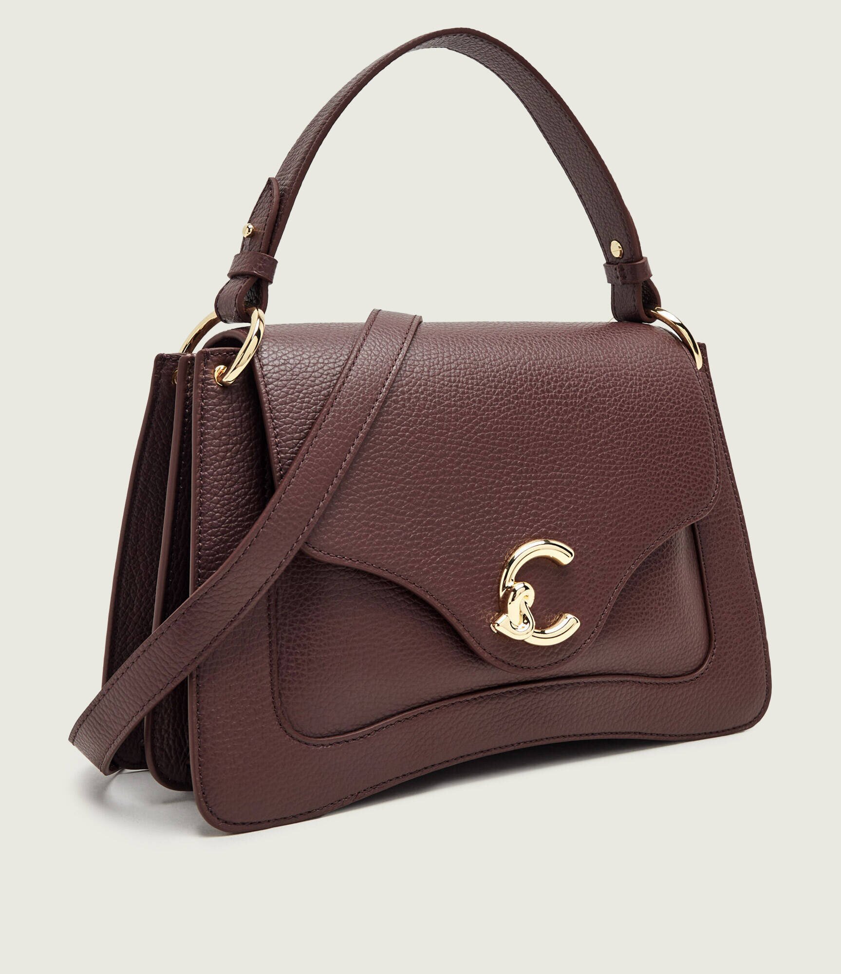 COCCINELLE De piele cufăr C-Me