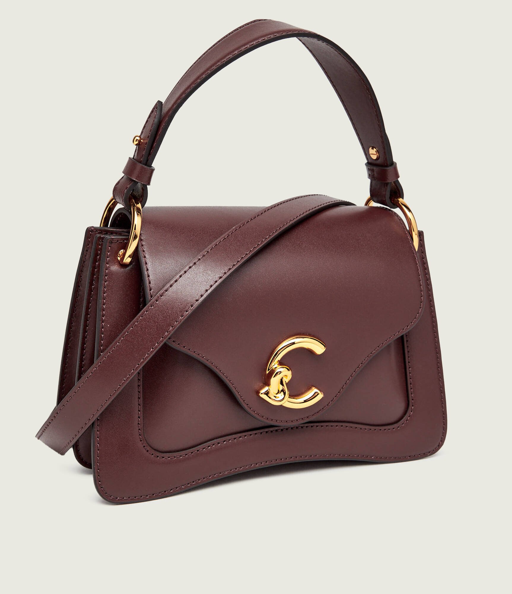 COCCINELLE De piele cufăr C-me