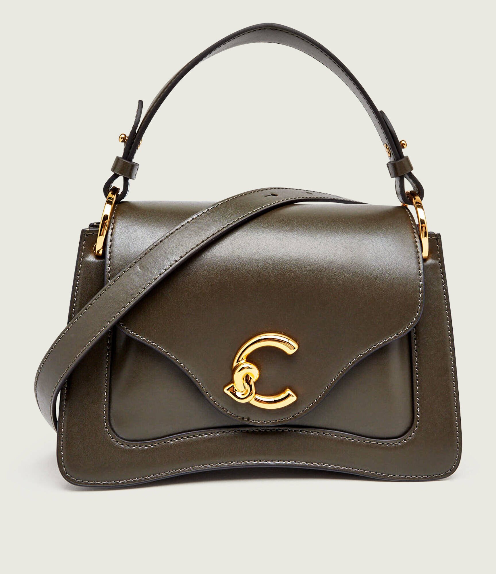 COCCINELLE De piele cufăr C-me