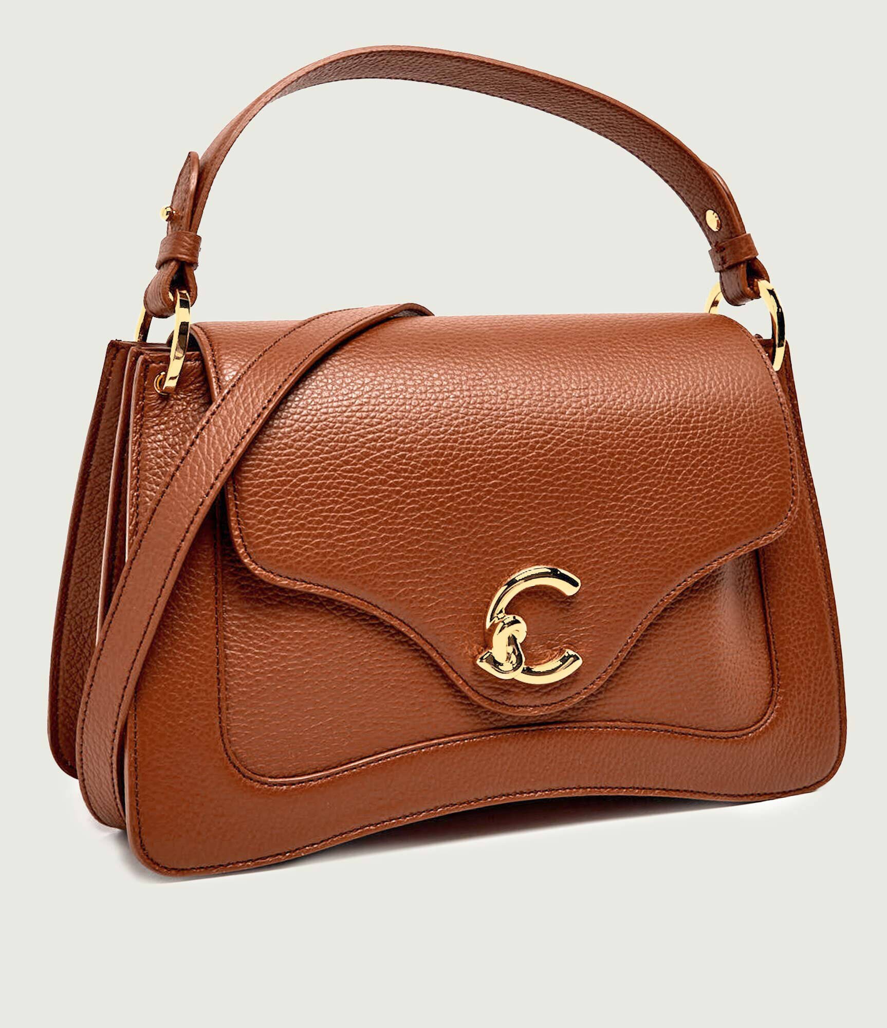 COCCINELLE De piele cufăr C-Me