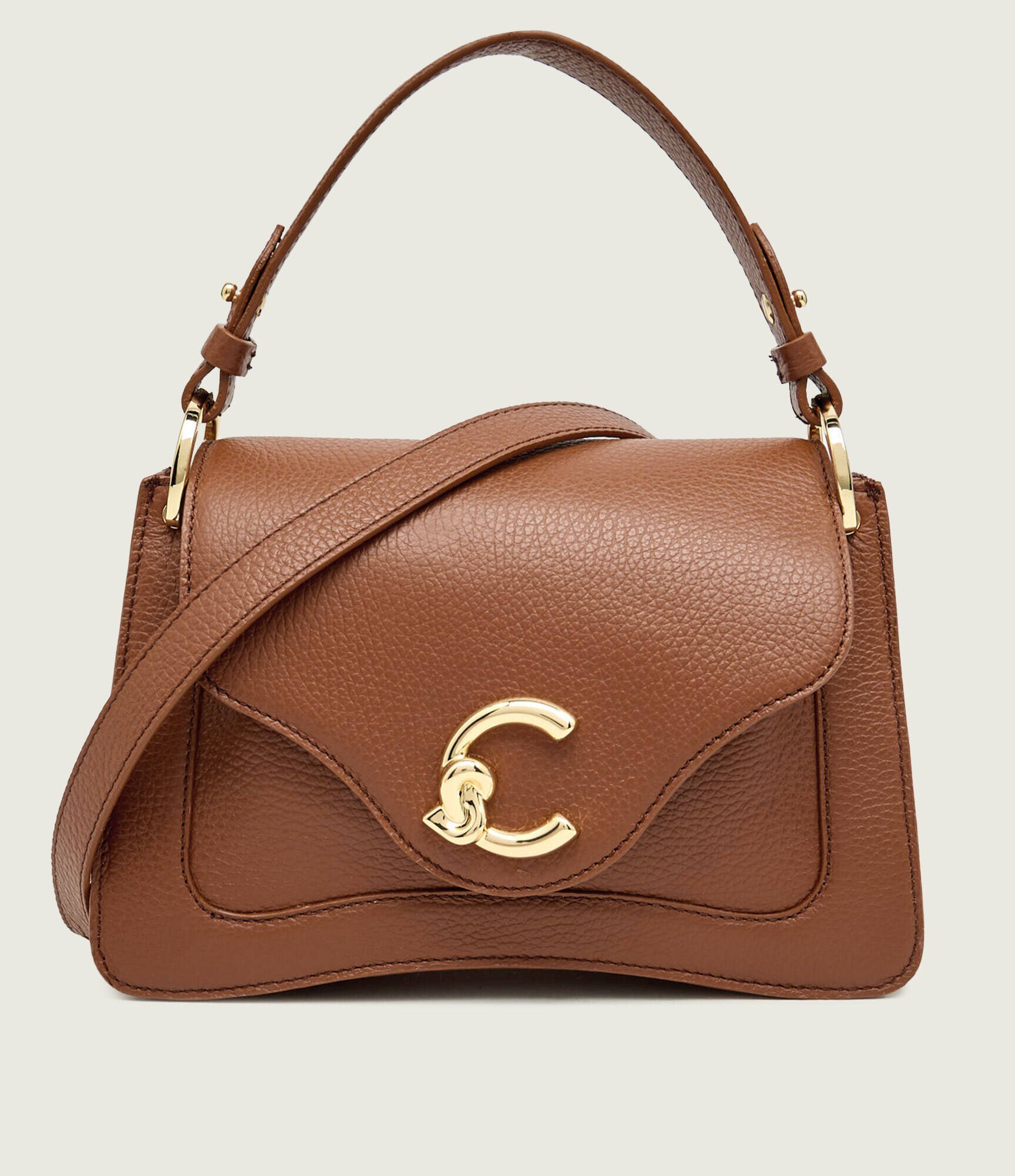 COCCINELLE De piele cufăr C-Me