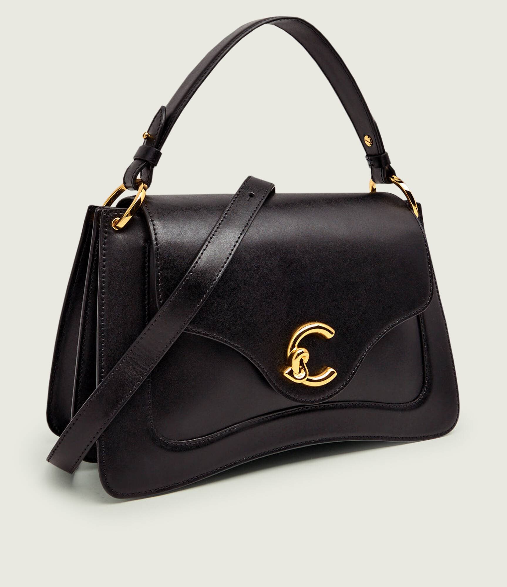 COCCINELLE De piele cufăr C-Me