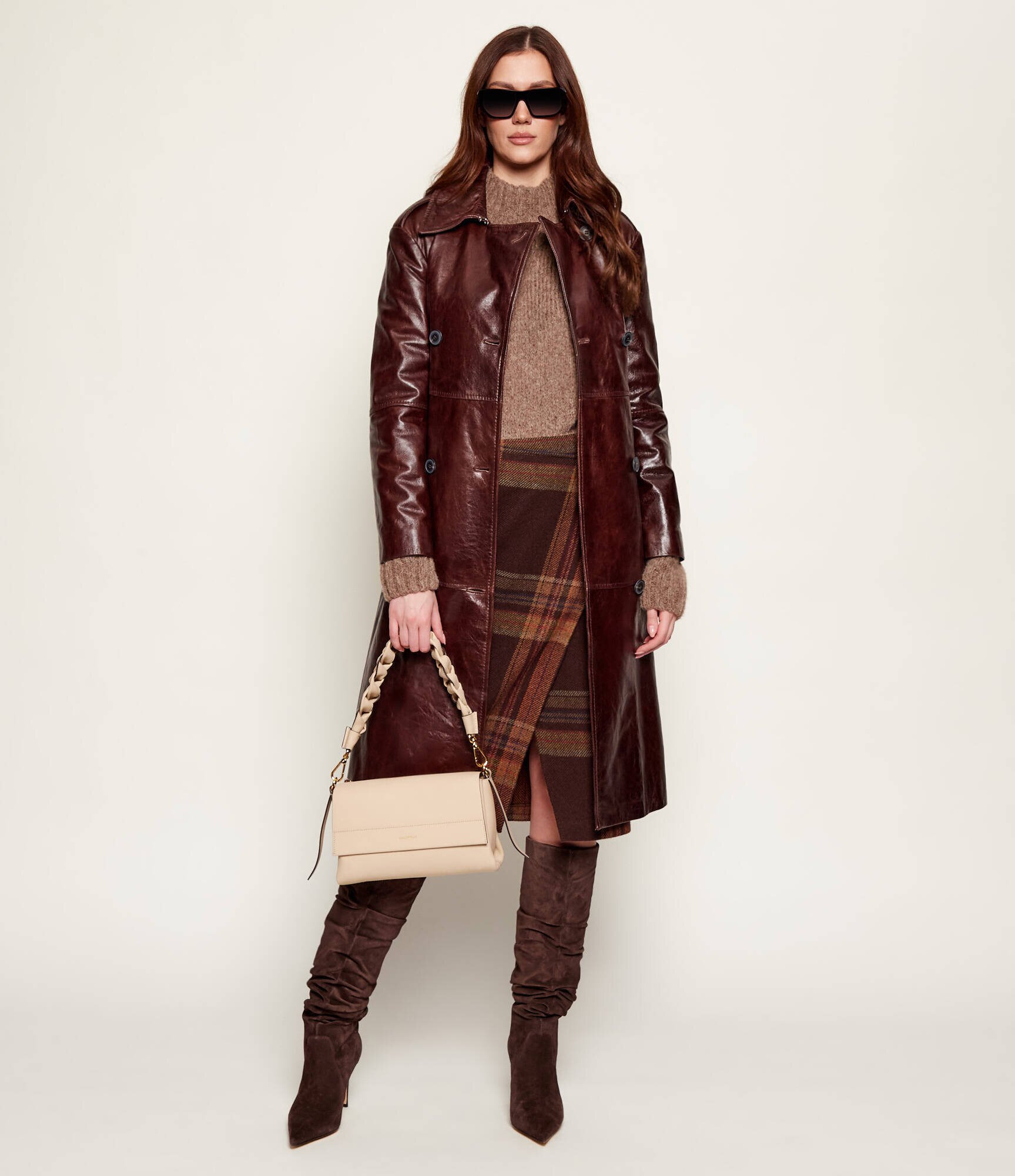 COCCINELLE De piele geantă pe umăr Boheme