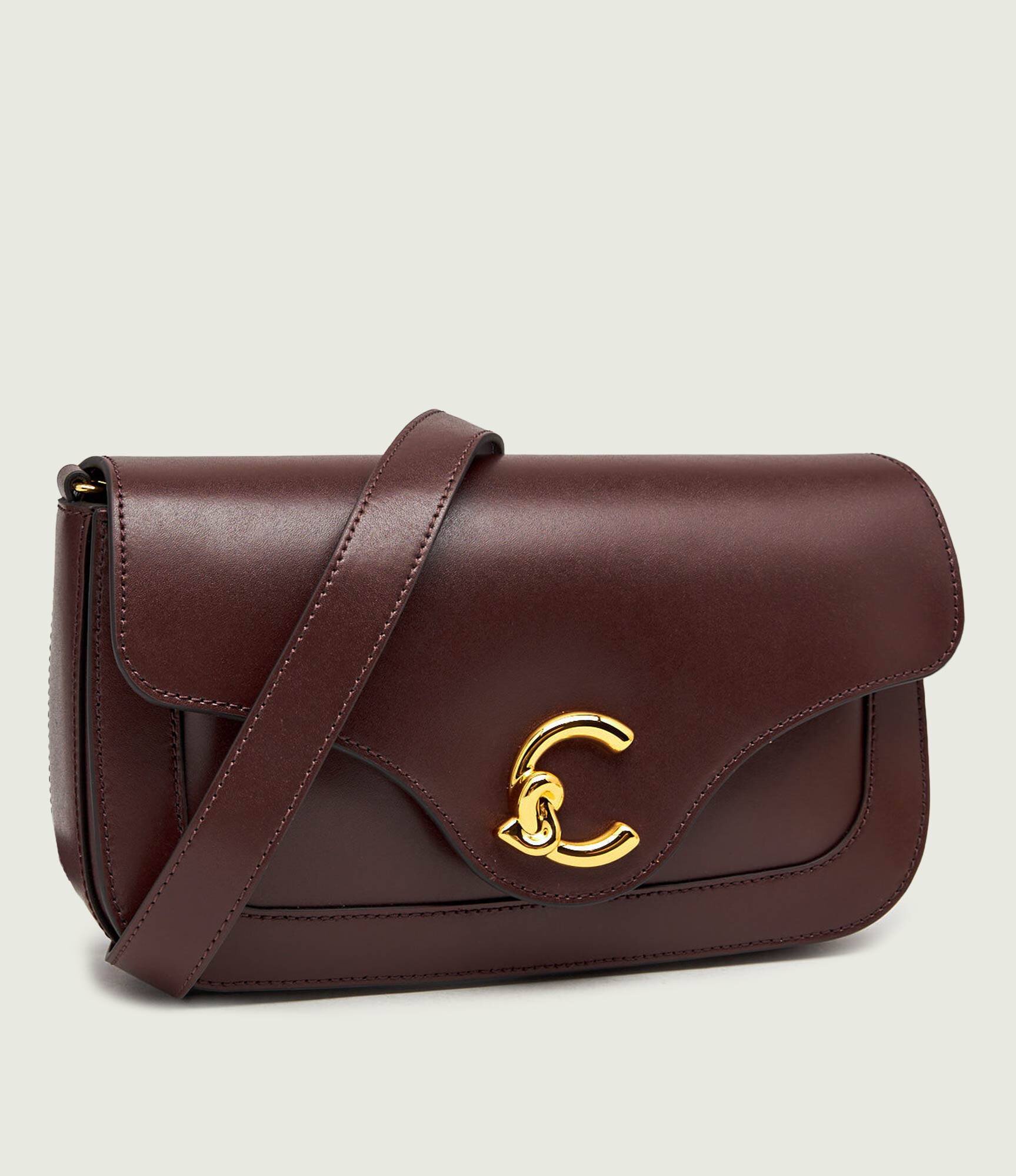 COCCINELLE De piele geantă poștaș C-Me