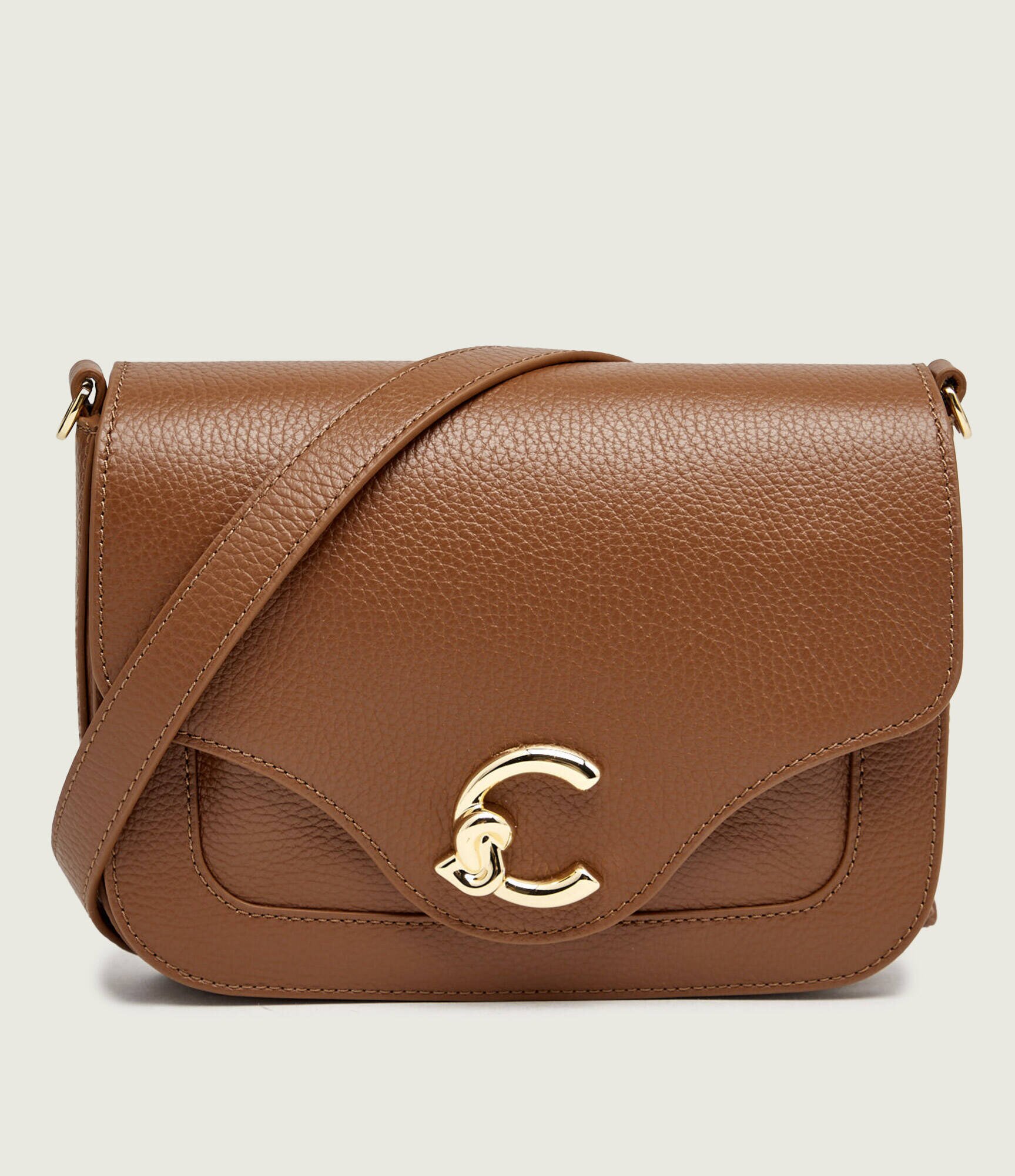COCCINELLE De piele geantă poștaș C-Me