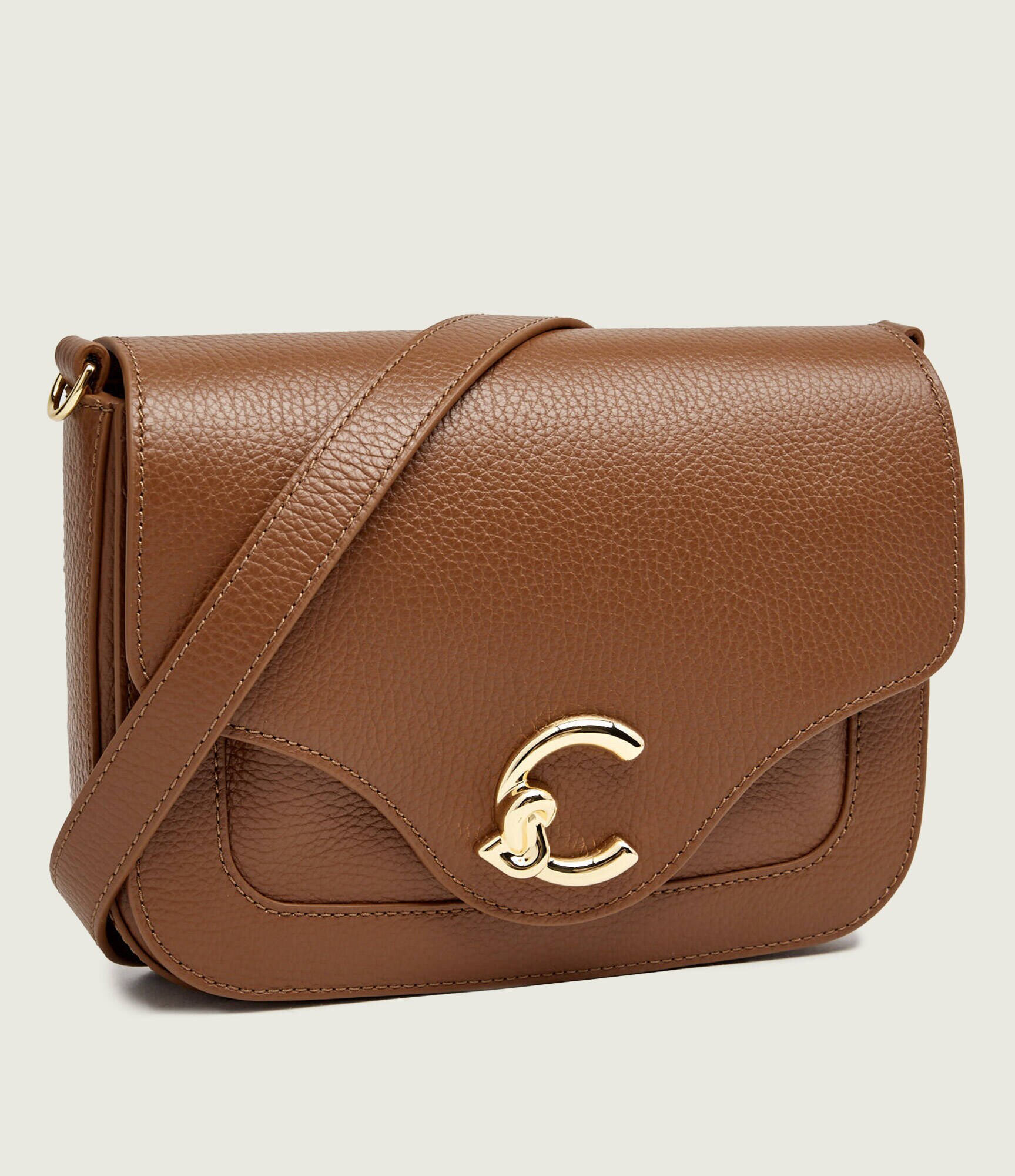 COCCINELLE De piele geantă poștaș C-Me