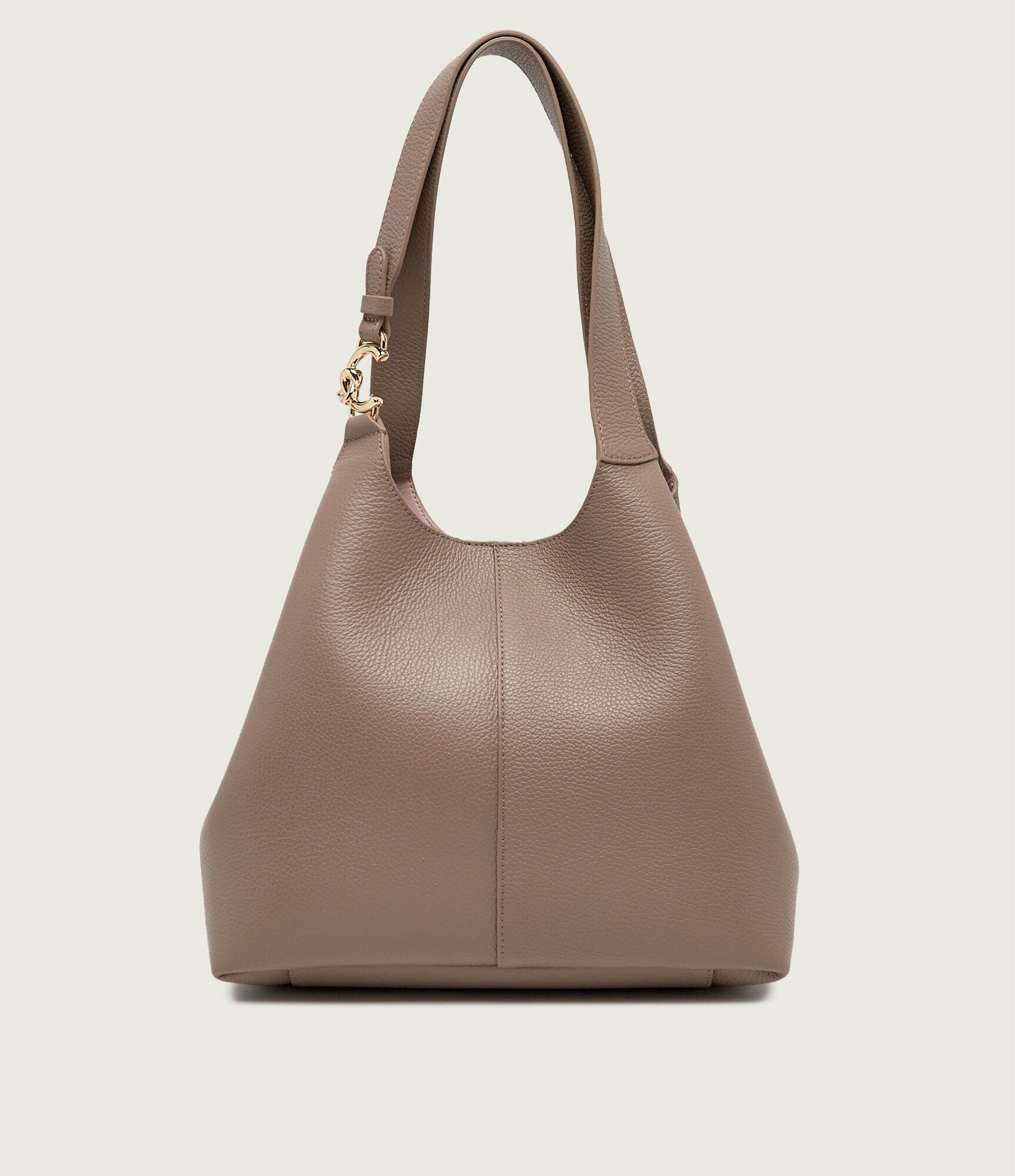 COCCINELLE De piele geantă shopper + borsetă C-Easy