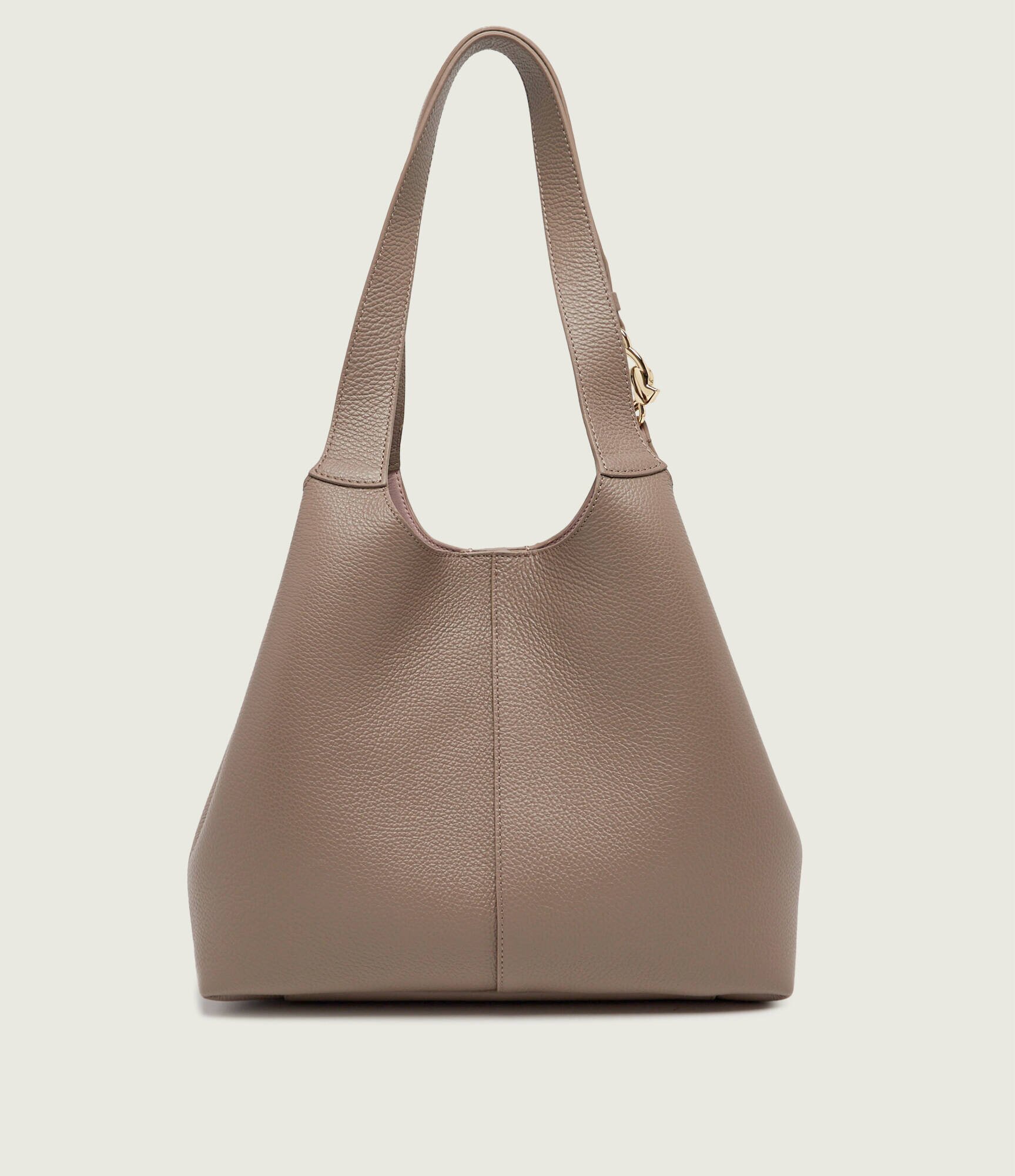 COCCINELLE De piele geantă shopper + borsetă C-Easy