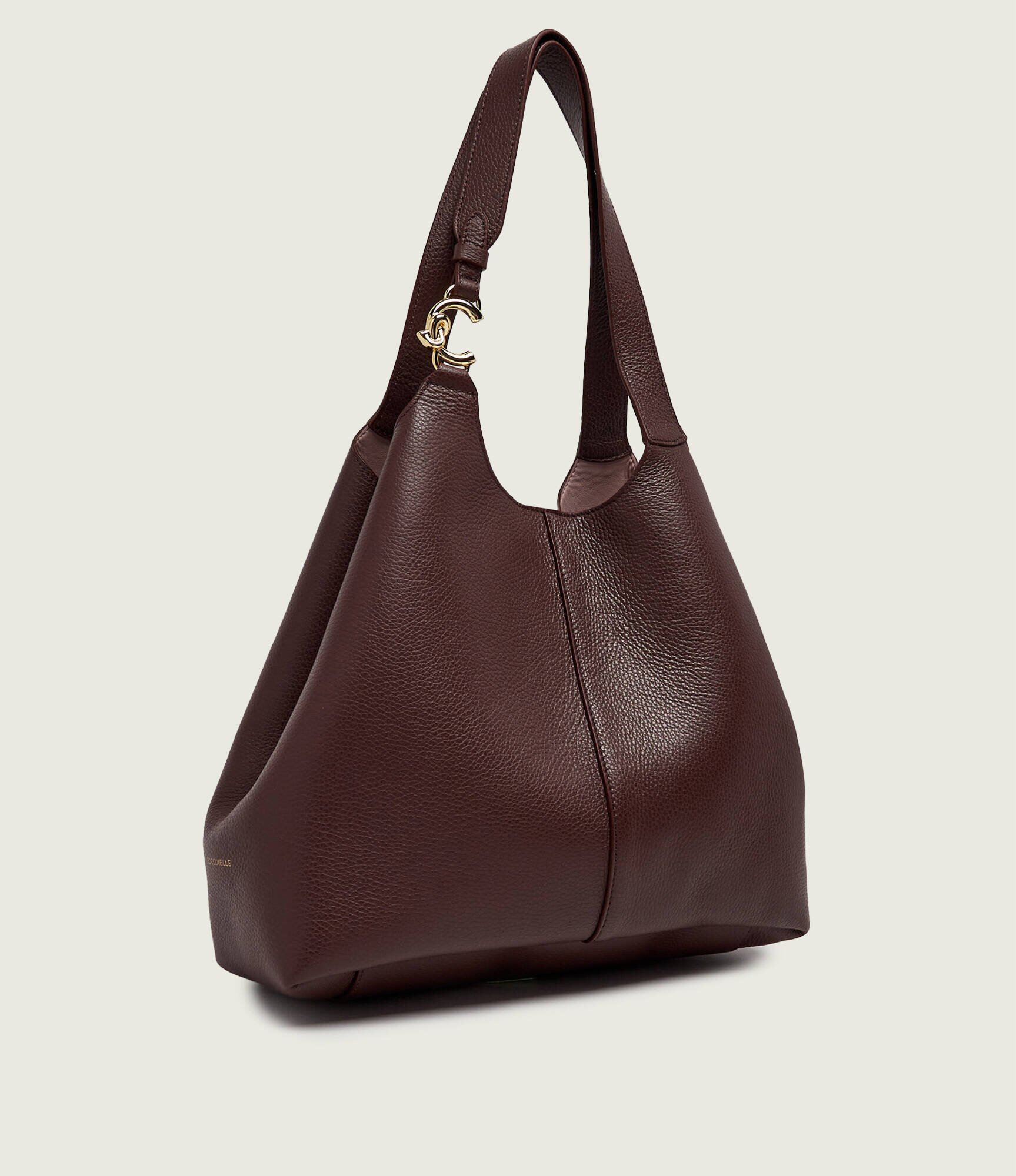 COCCINELLE De piele geantă shopper + borsetă C-Easy