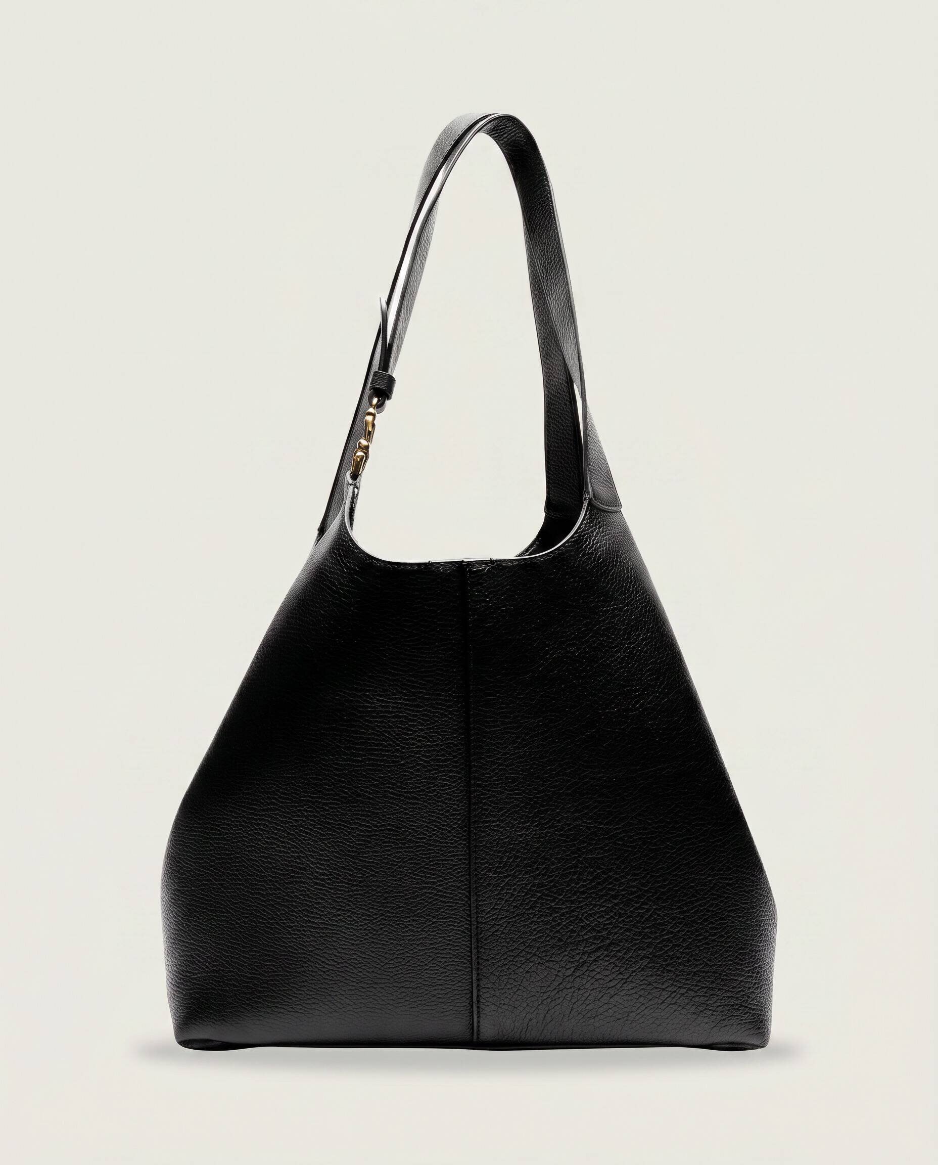 COCCINELLE De piele geantă shopper + borsetă C-Easy
