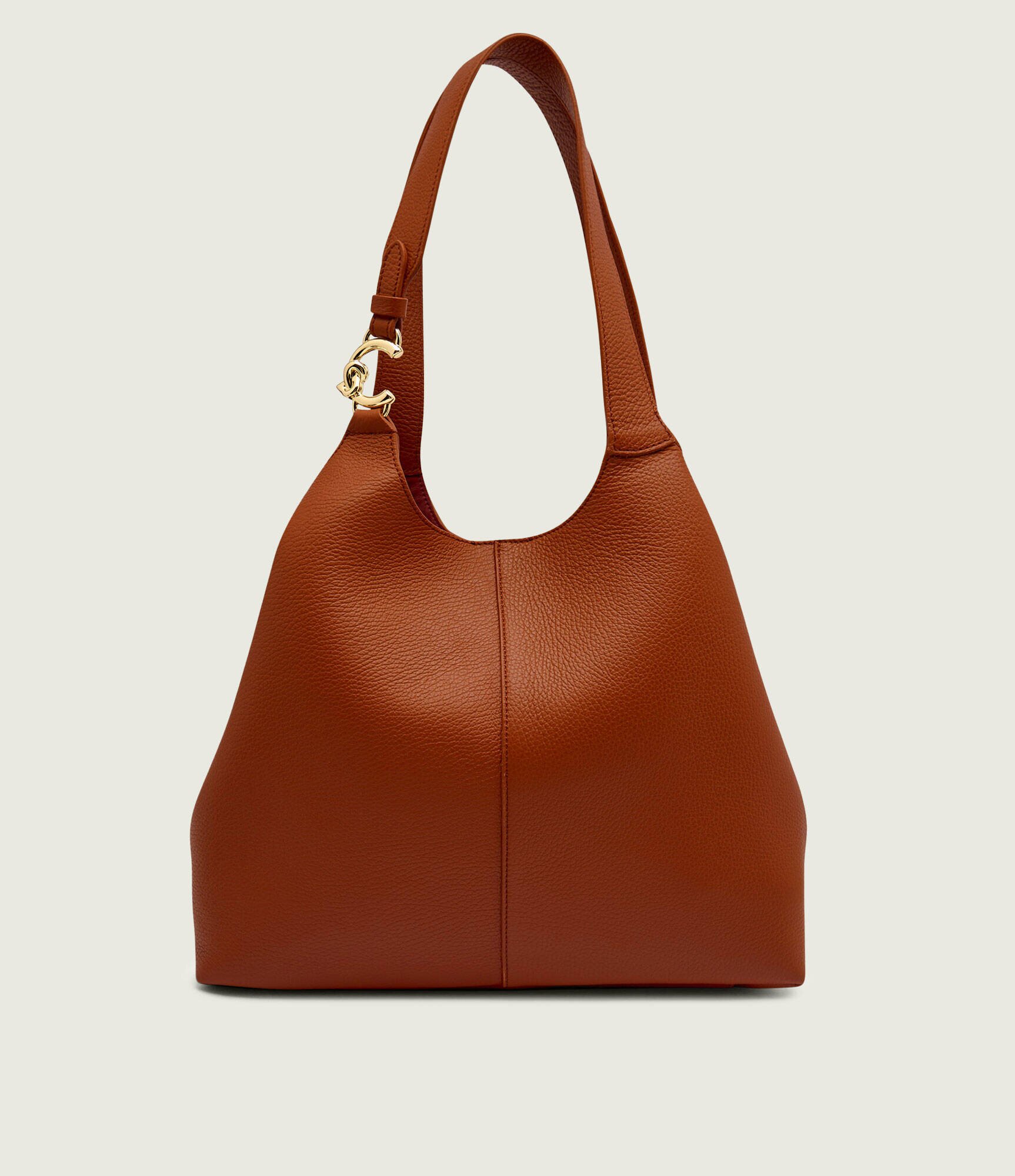 COCCINELLE De piele geantă shopper + borsetă C-EASY