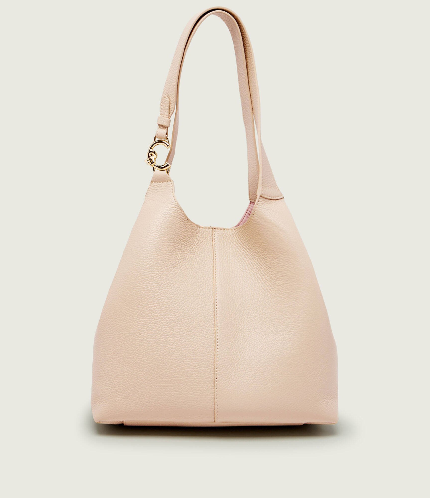 COCCINELLE De piele geantă shopper + borsetă C-Easy