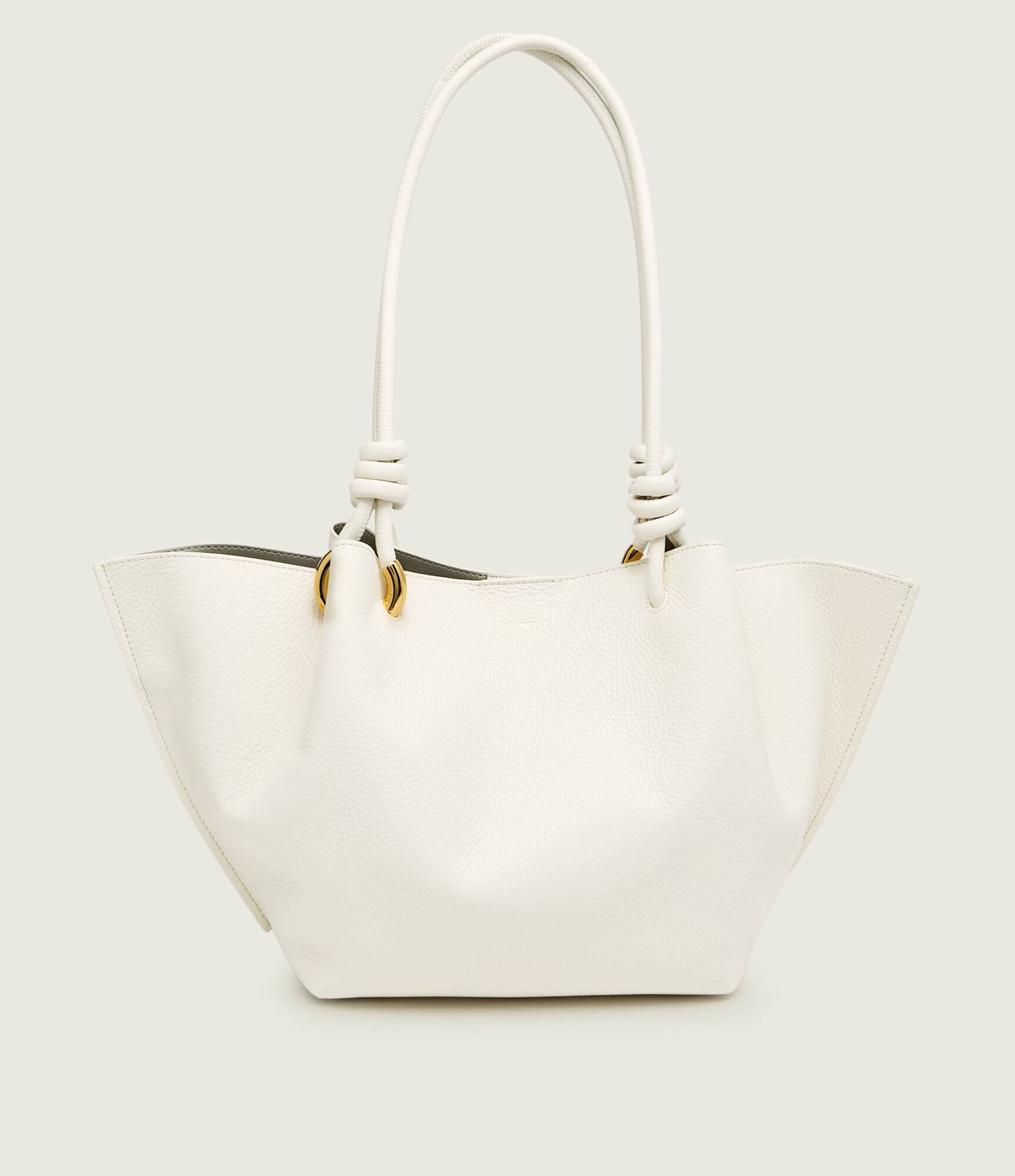 COCCINELLE De piele geantă shopper + borsetă FINN