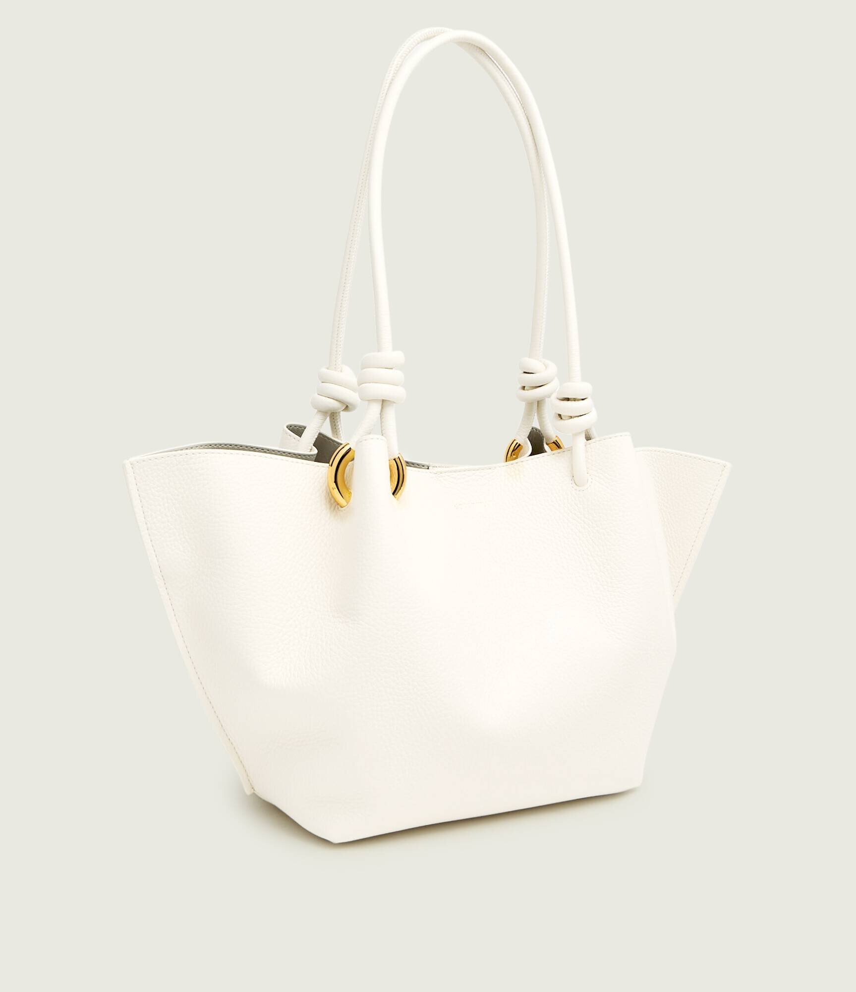 COCCINELLE De piele geantă shopper + borsetă FINN