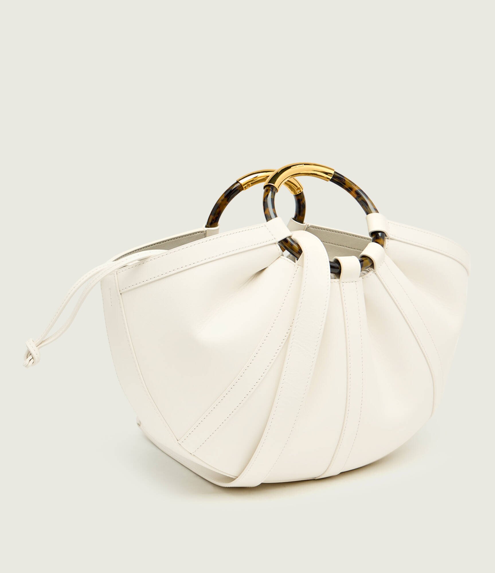 COCCINELLE De piele geantă shopper + borsetă Shell