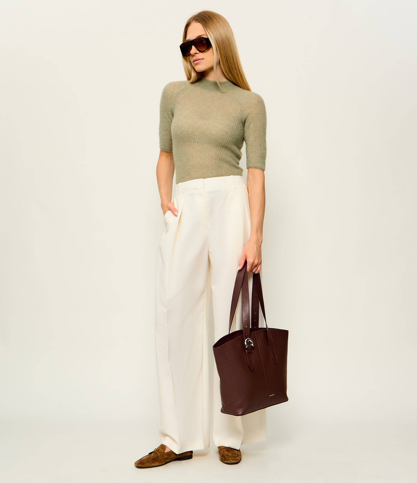 COCCINELLE De piele geantă shopper Efern