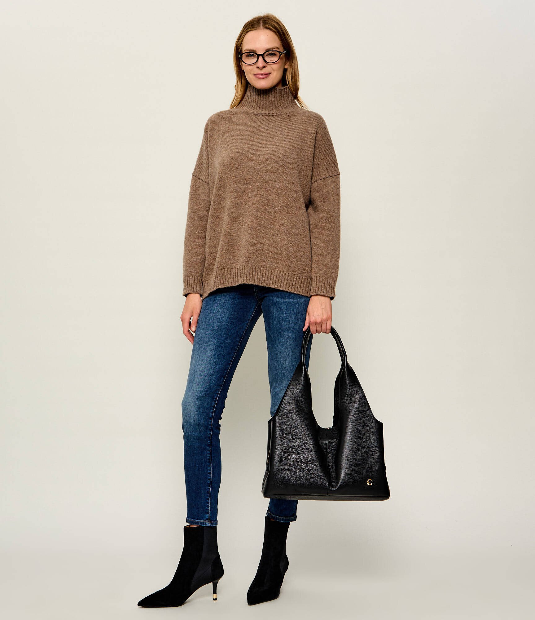 COCCINELLE De piele geantă shopper Nell