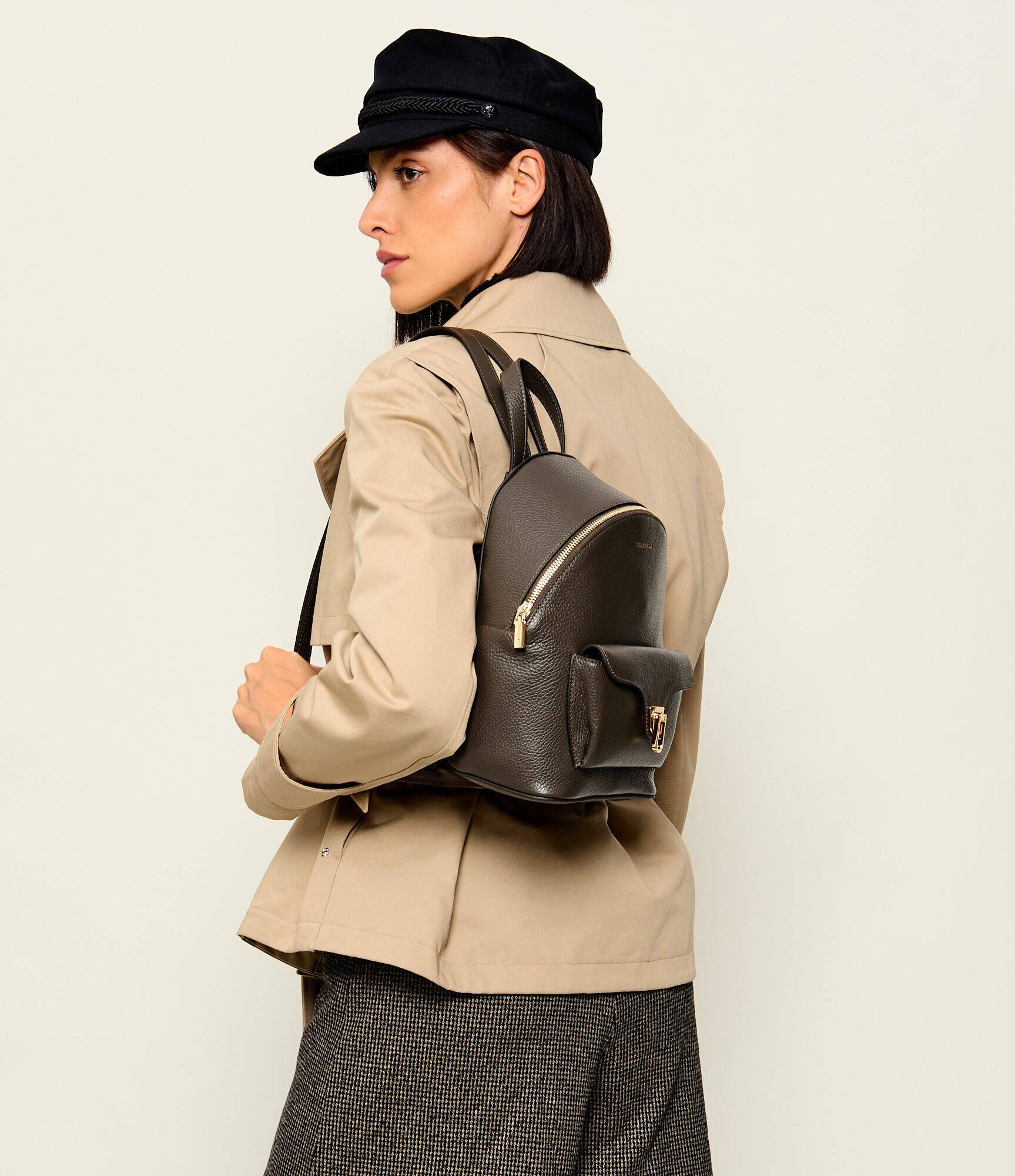 COCCINELLE De piele rucsac Beat Generation