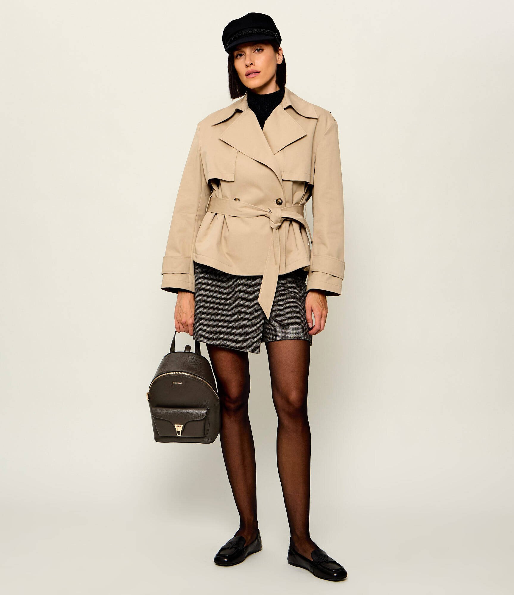 COCCINELLE De piele rucsac Beat Generation