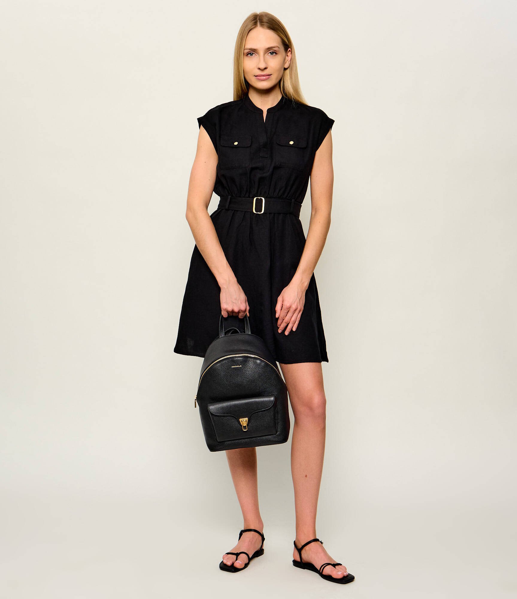 COCCINELLE De piele rucsac Beat Generation