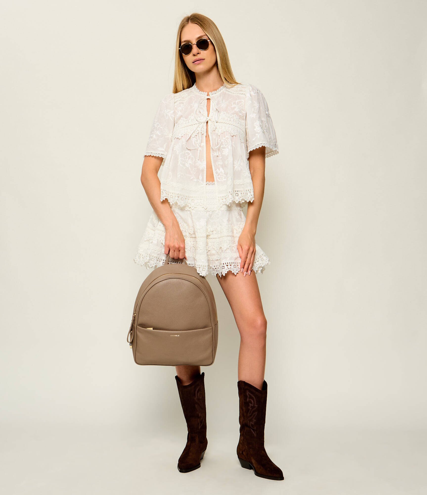 COCCINELLE De piele rucsac Enory