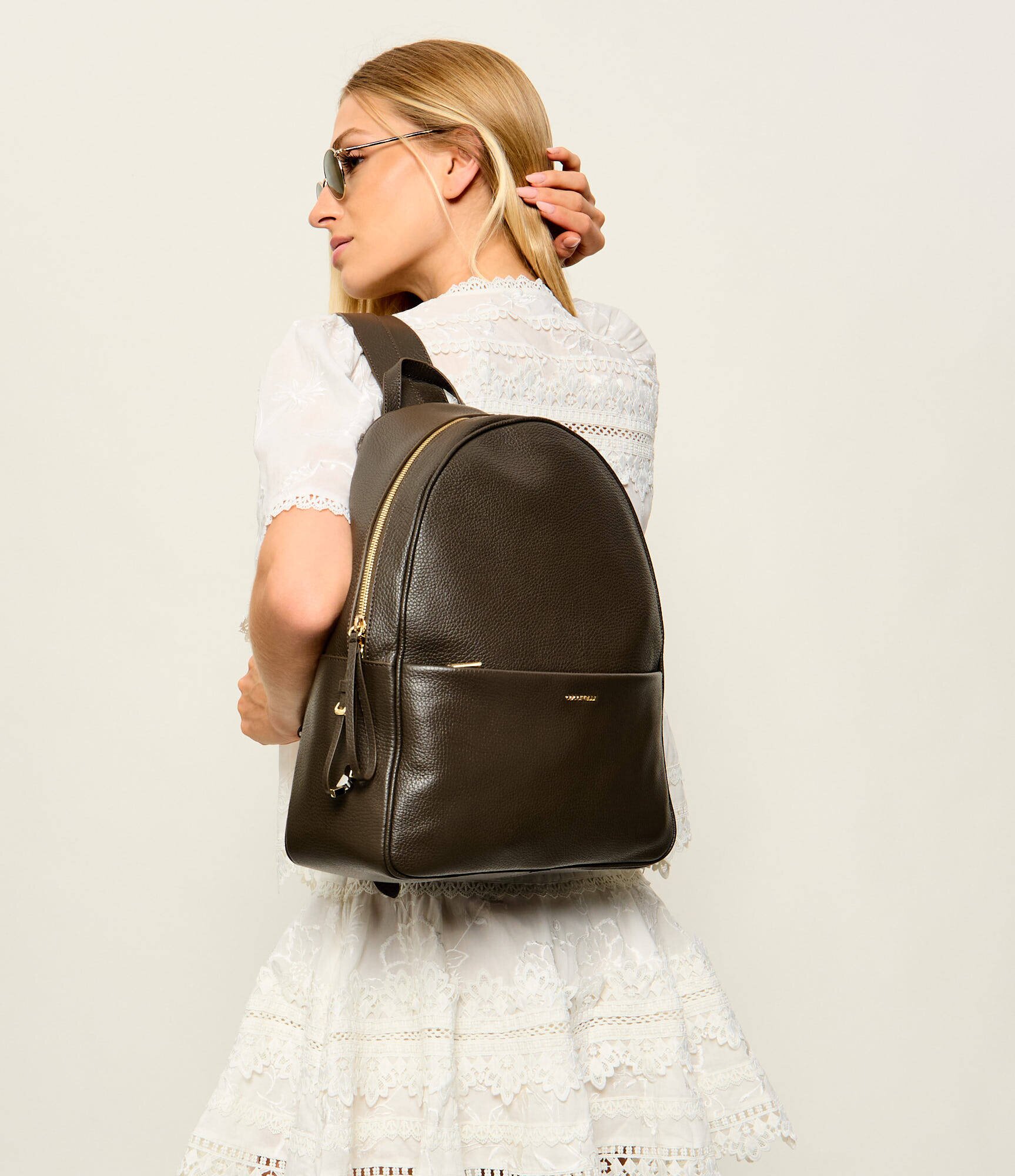 COCCINELLE De piele rucsac Enory