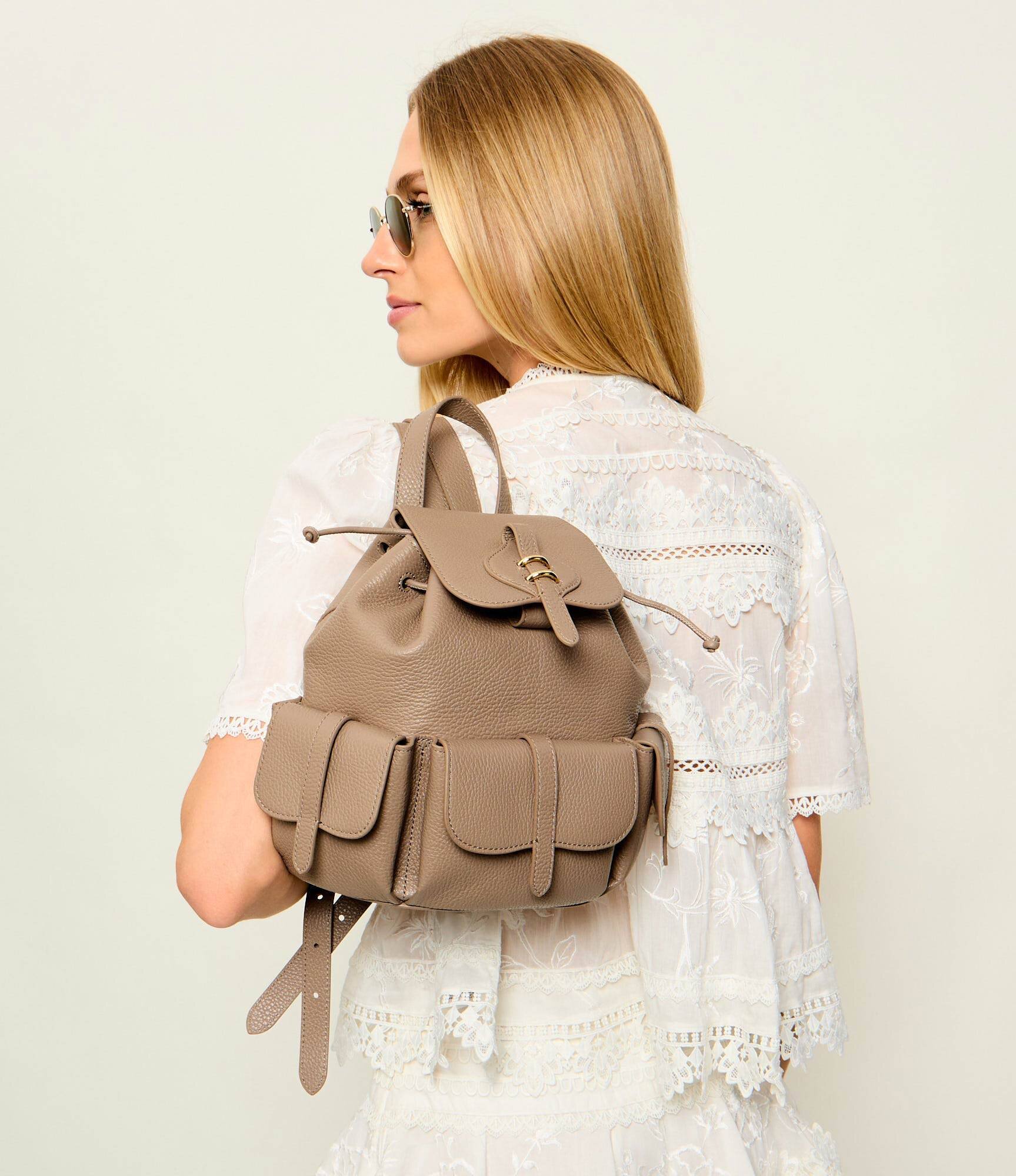 COCCINELLE De piele rucsac Mavery