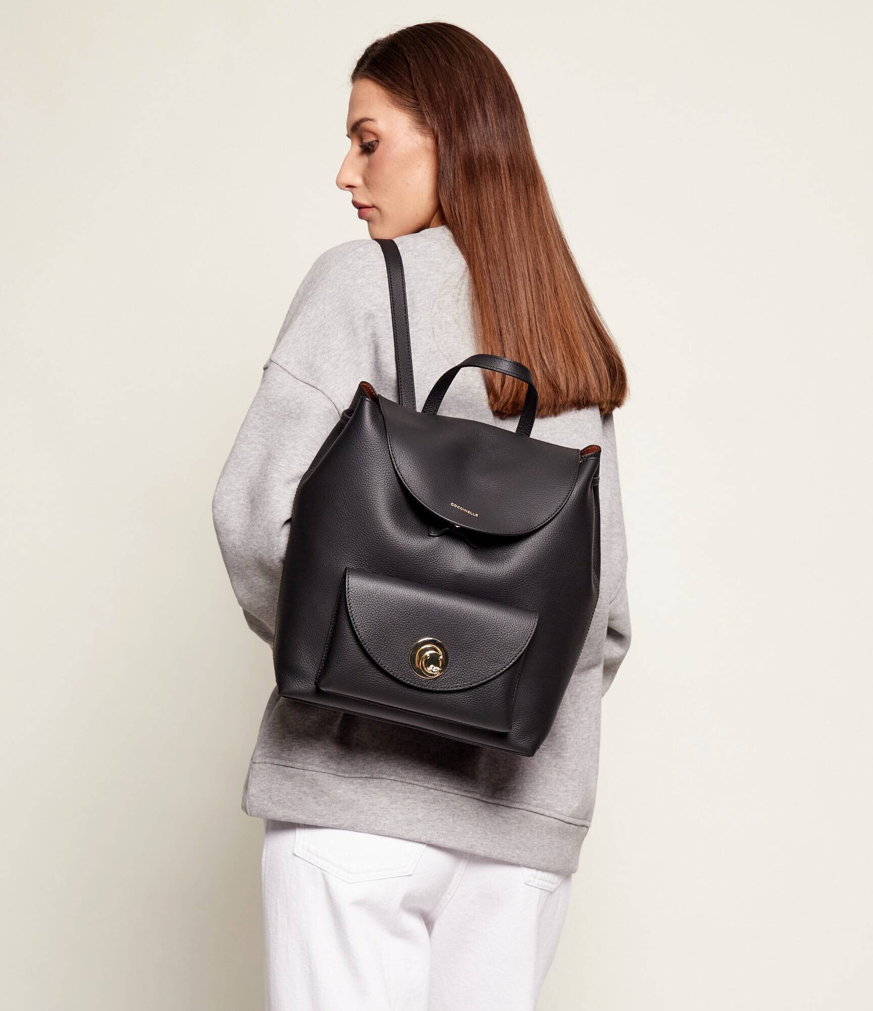 COCCINELLE De piele rucsac Nikla