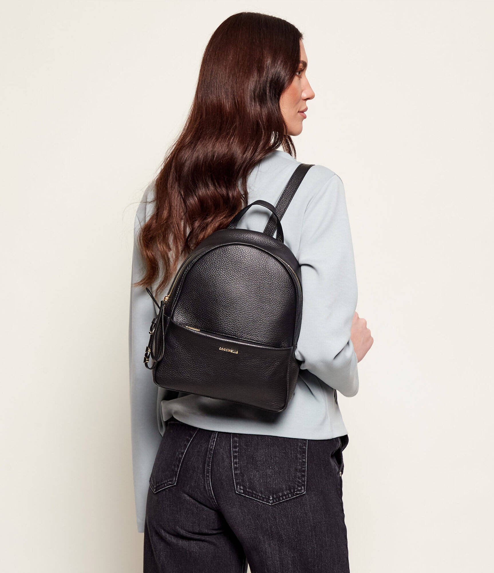 COCCINELLE De piele rucsac Nory