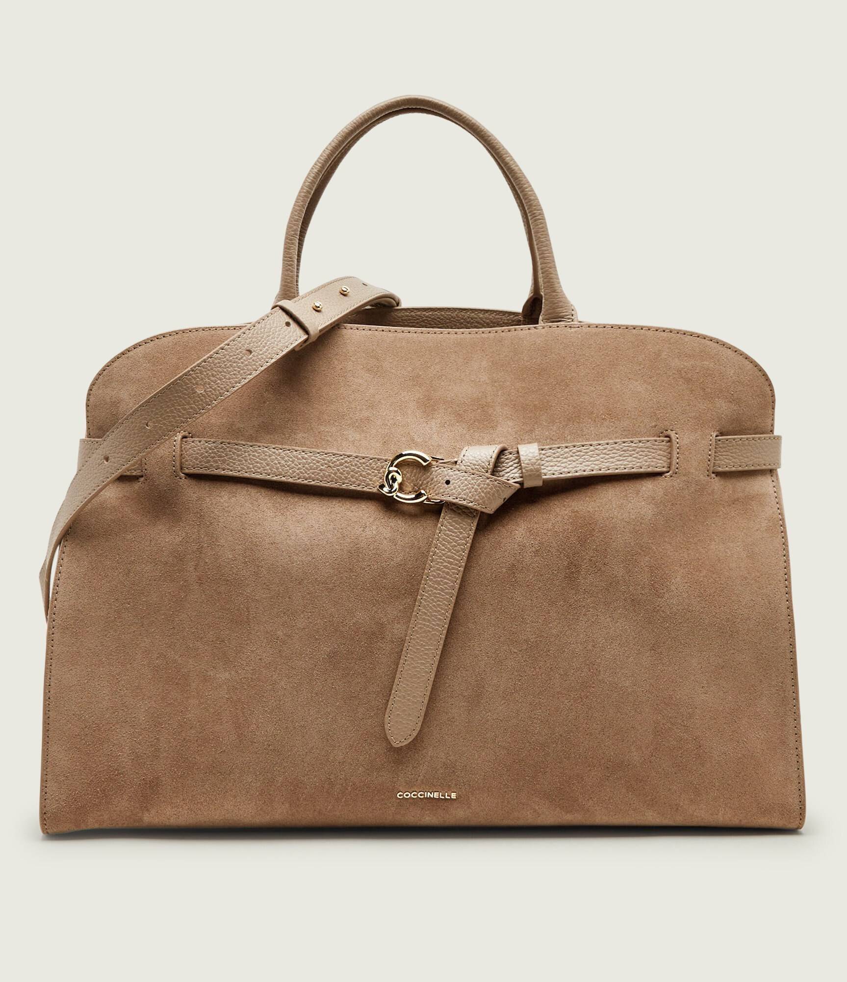 COCCINELLE Geantă shopper Sabine | piele întoarsă