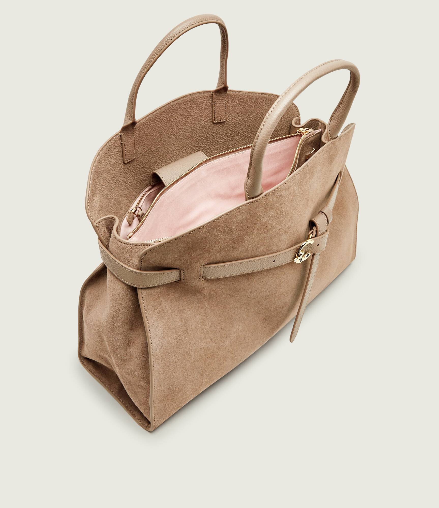 COCCINELLE Geantă shopper Sabine | piele întoarsă