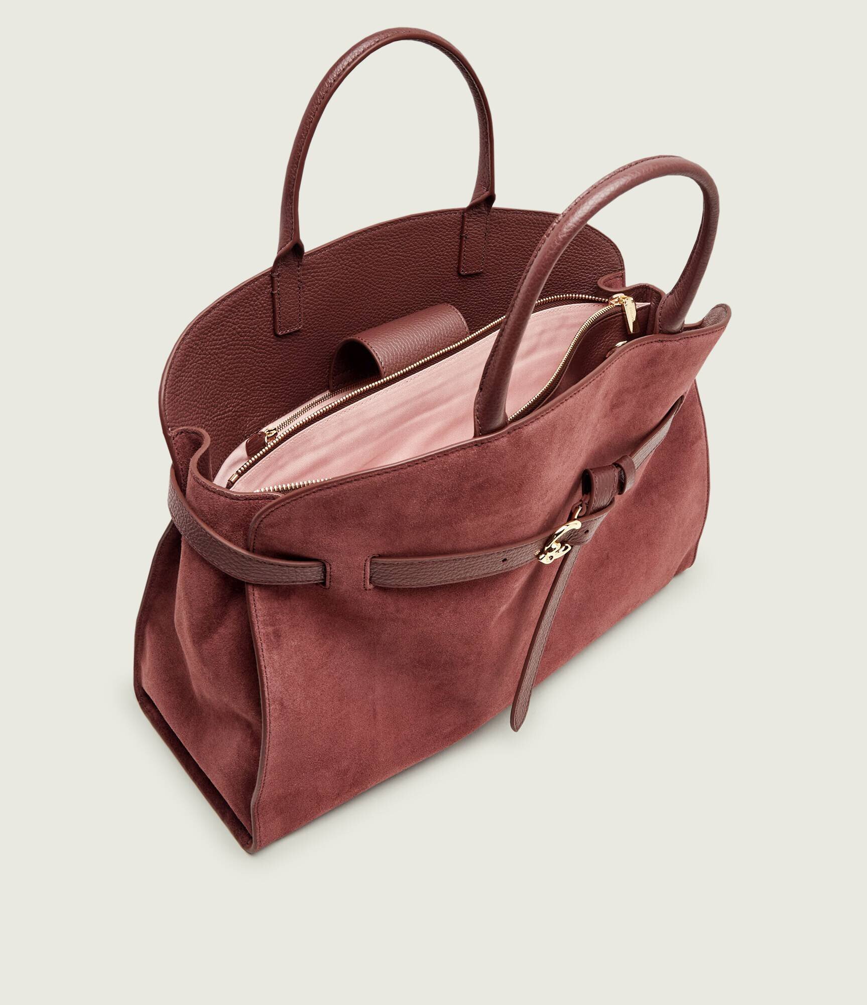 COCCINELLE Geantă shopper Sabine | piele întoarsă