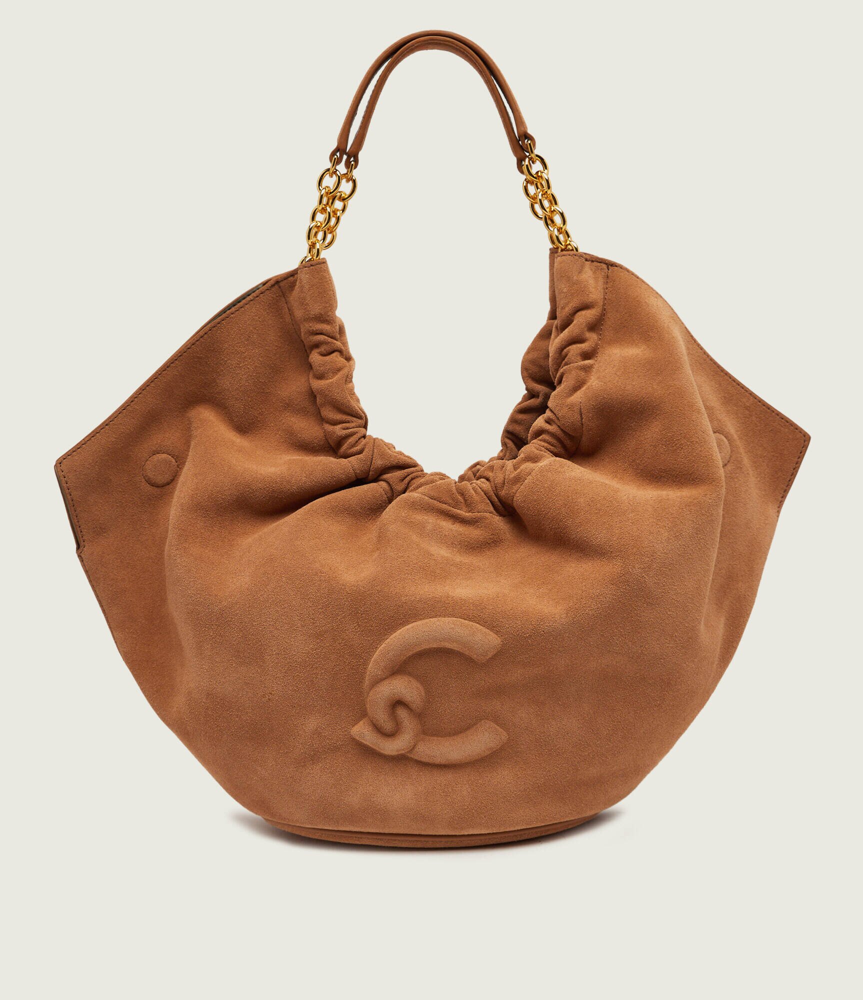 COCCINELLE Geantă shopper Smash | piele întoarsă