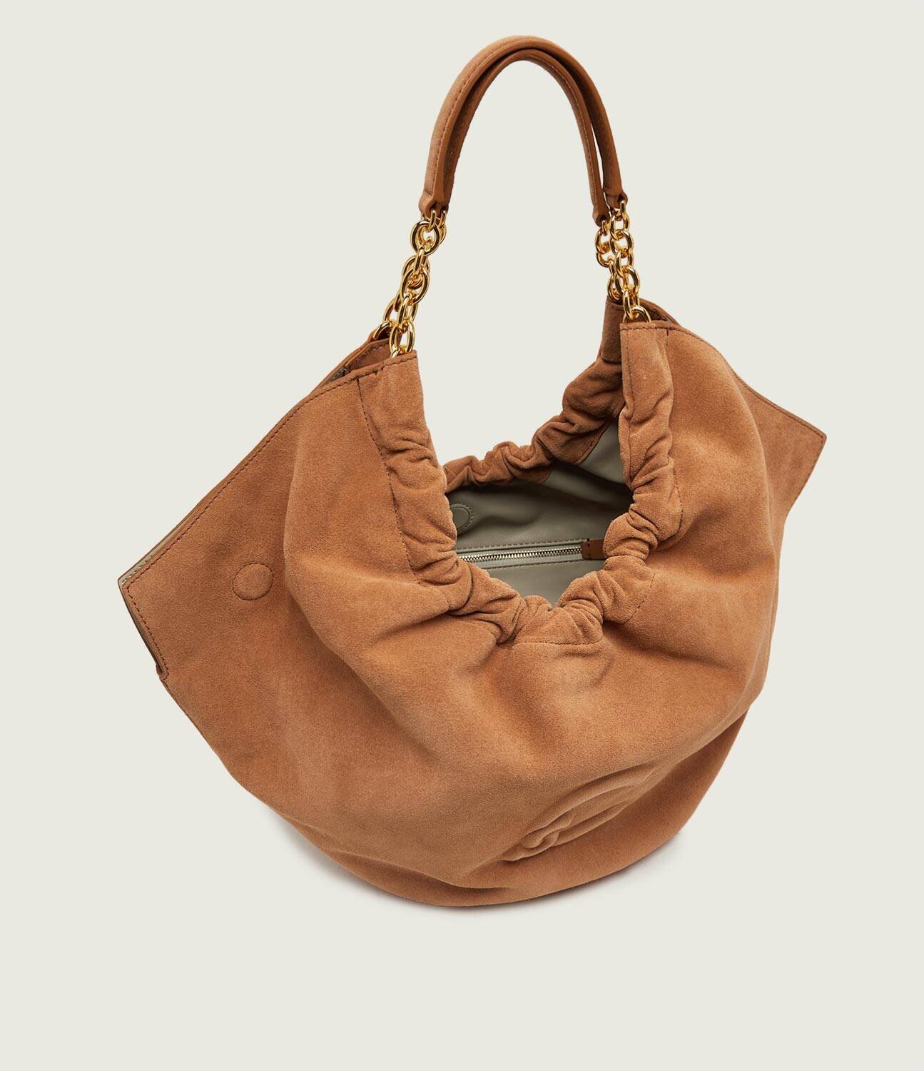 COCCINELLE Geantă shopper Smash | piele întoarsă