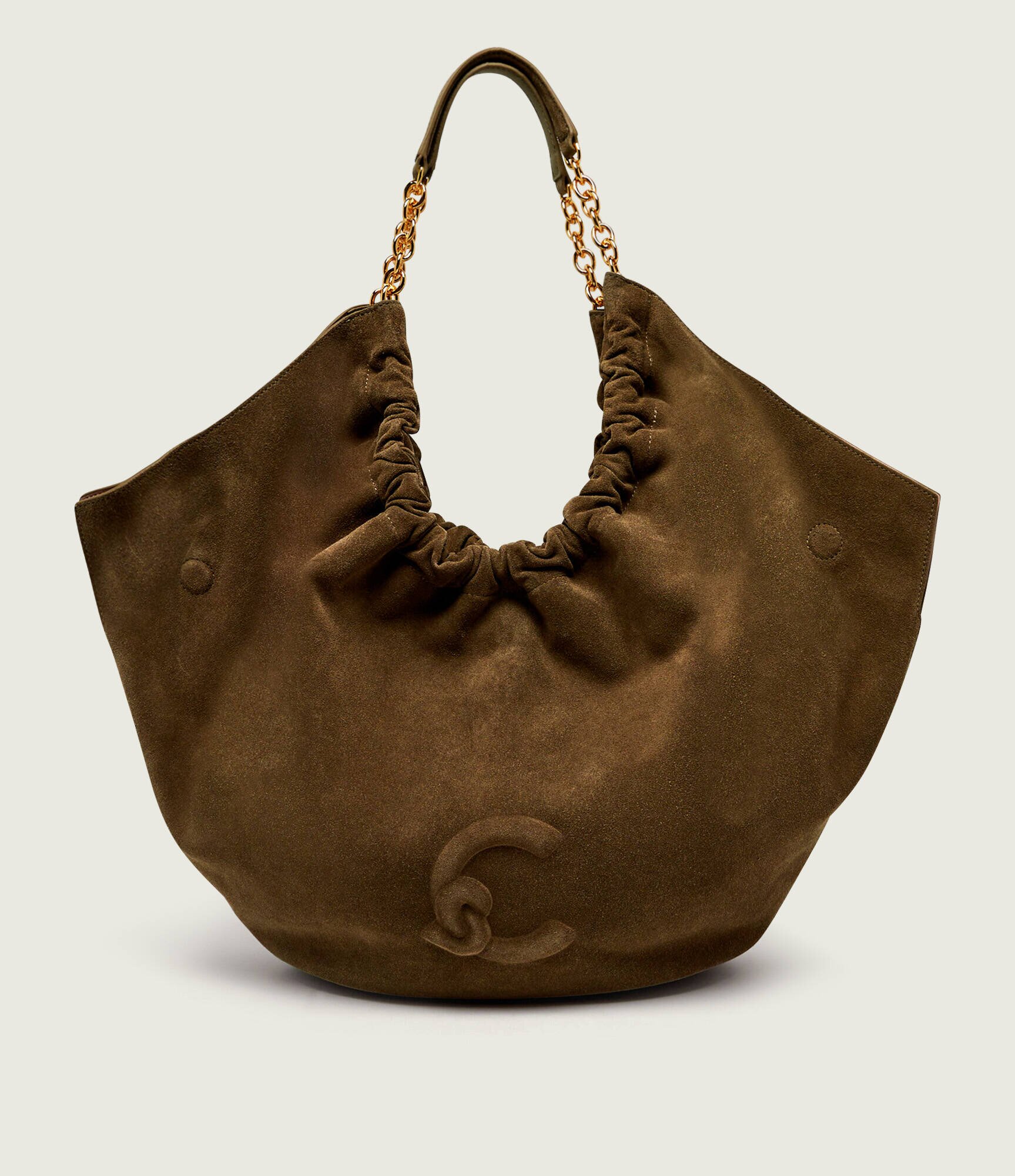 COCCINELLE Geantă shopper Smash | piele întoarsă