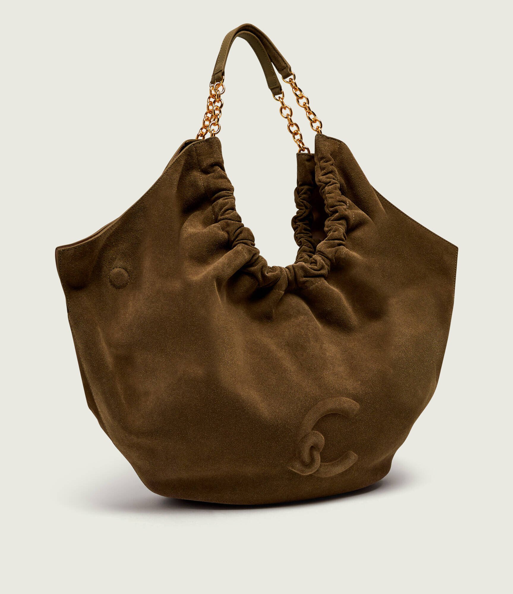 COCCINELLE Geantă shopper Smash | piele întoarsă