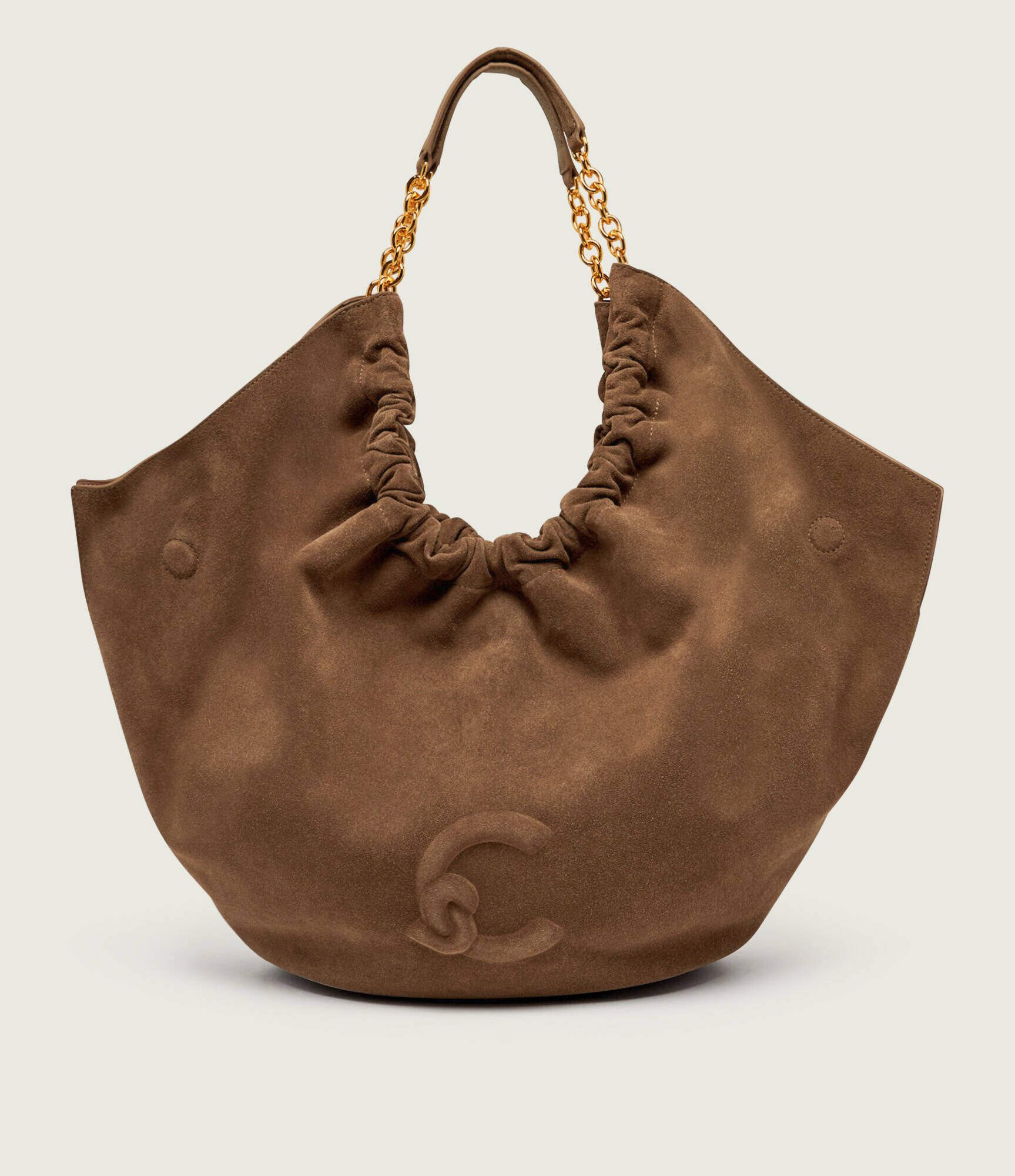 COCCINELLE Geantă shopper Smash | piele întoarsă