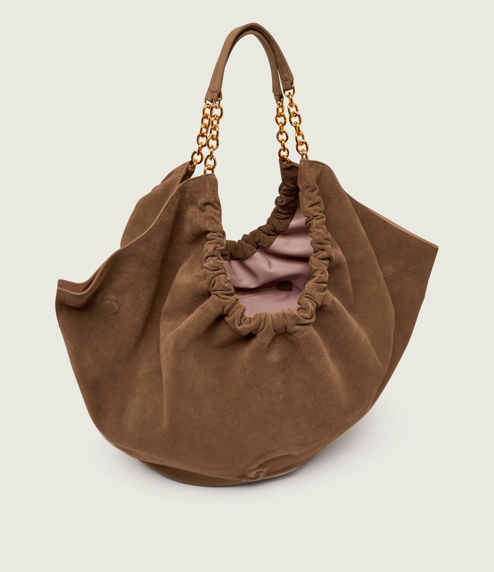 COCCINELLE Geantă shopper Smash | piele întoarsă
