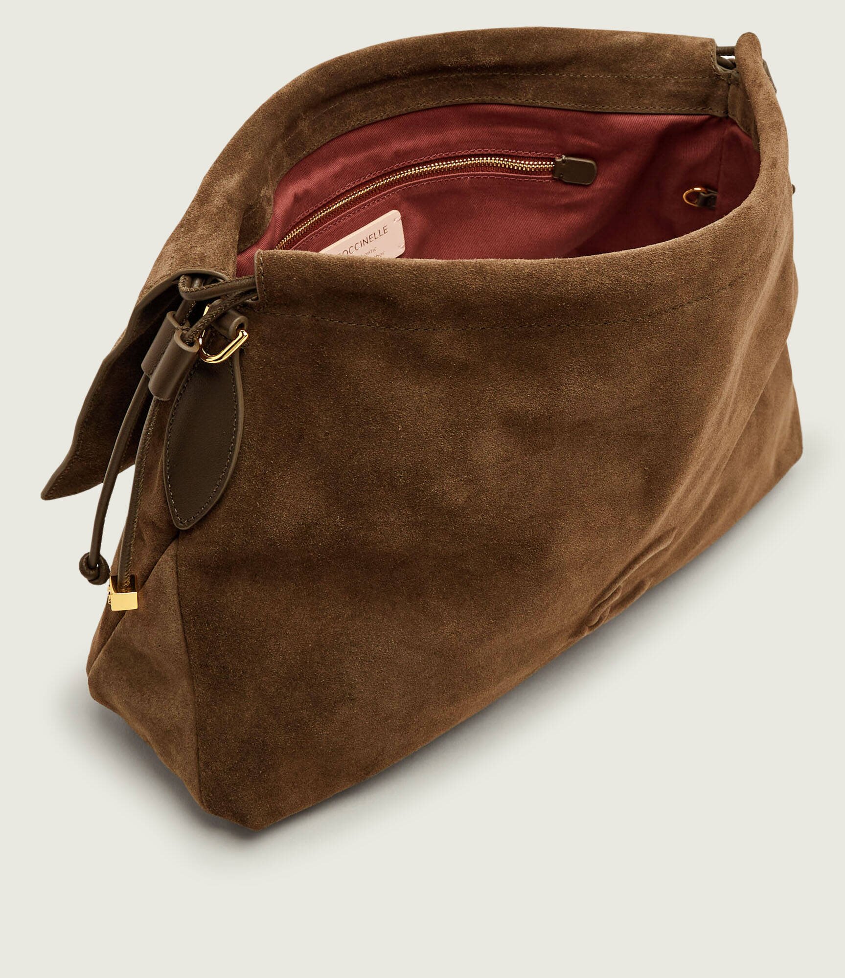 COCCINELLE Geantă tip sac Lidia | piele întoarsă