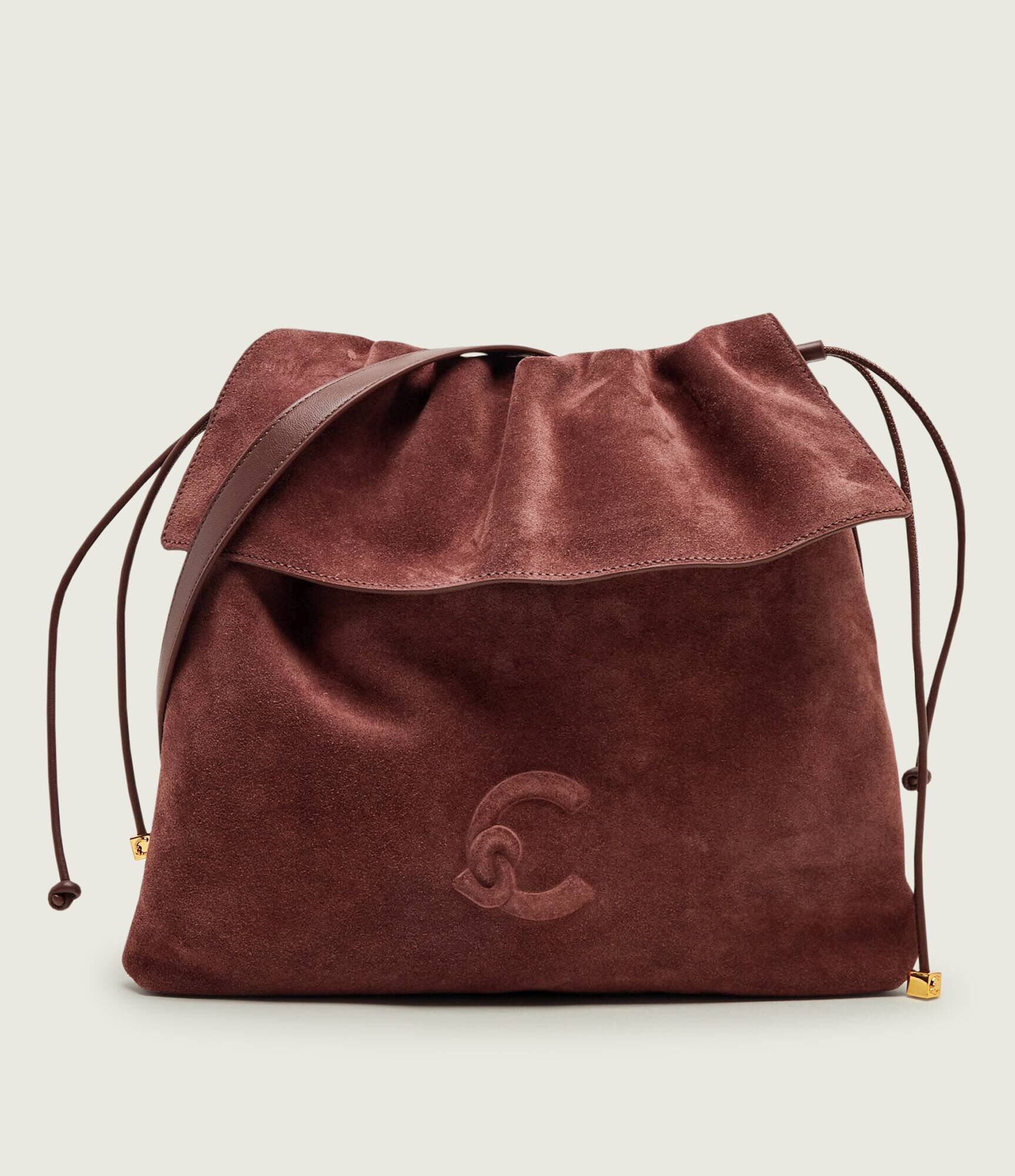 COCCINELLE Geantă tip sac Lidia | piele întoarsă